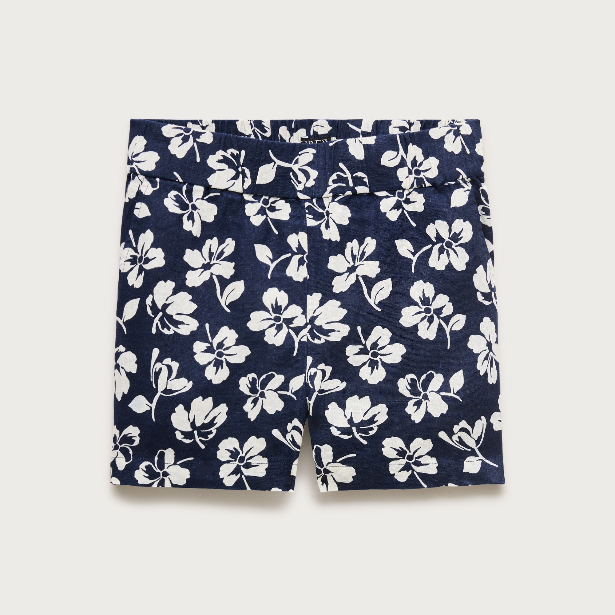 Tropez short in linen floral