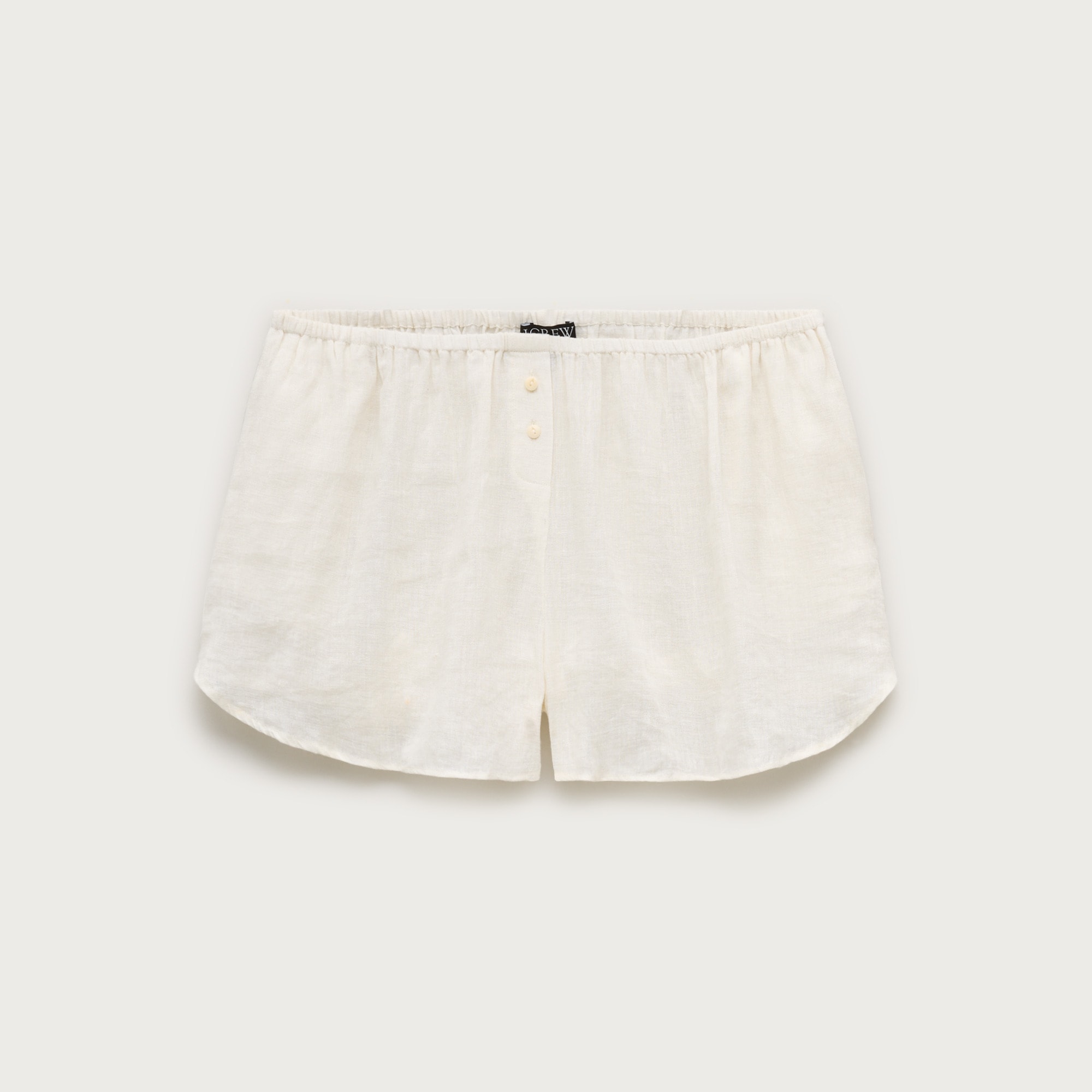 Beach short in Hampton linen-blend