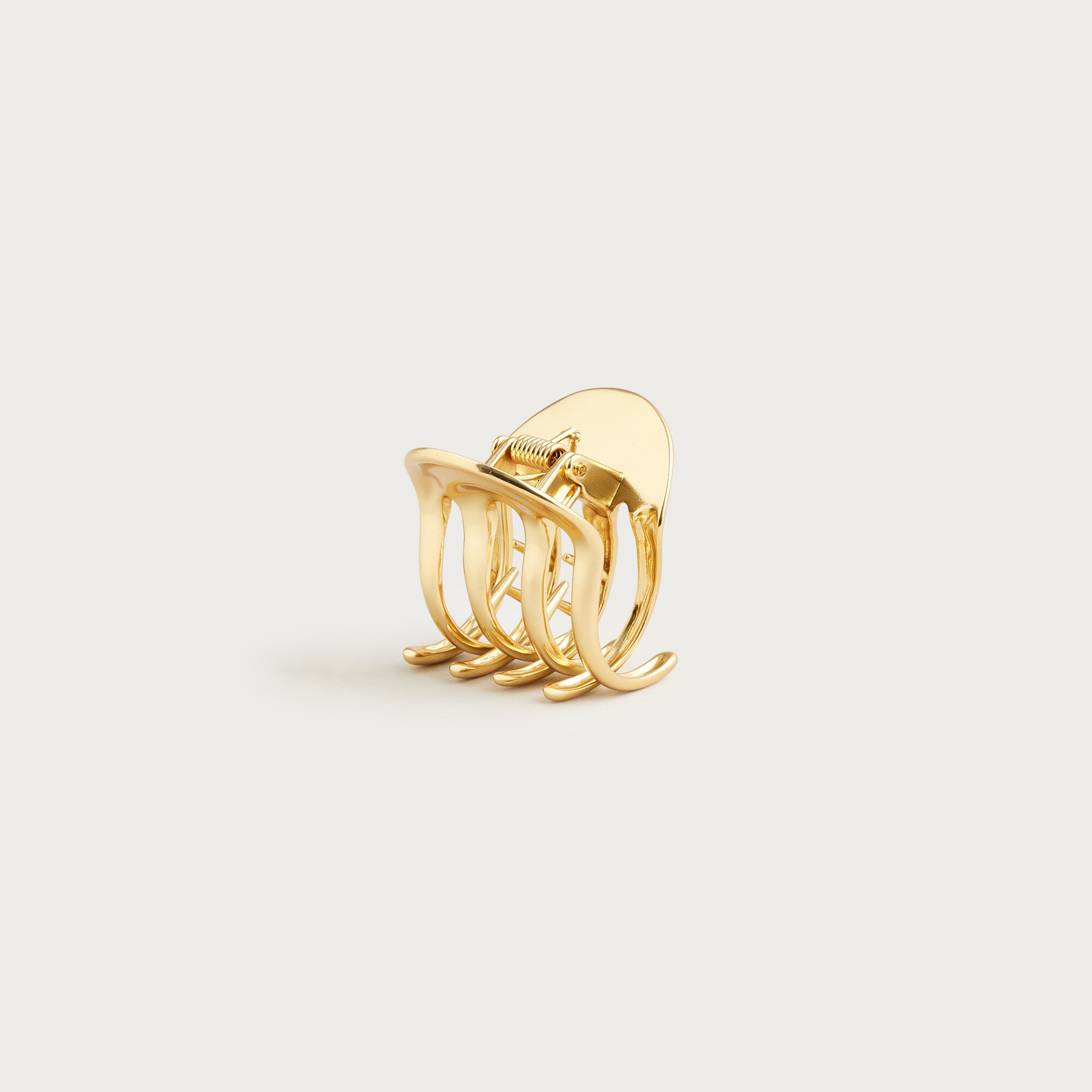 J. Crew Metallic Bow Claw Hair Clip Metallic Claw Hair Clip For Women | J.Crew main image 4