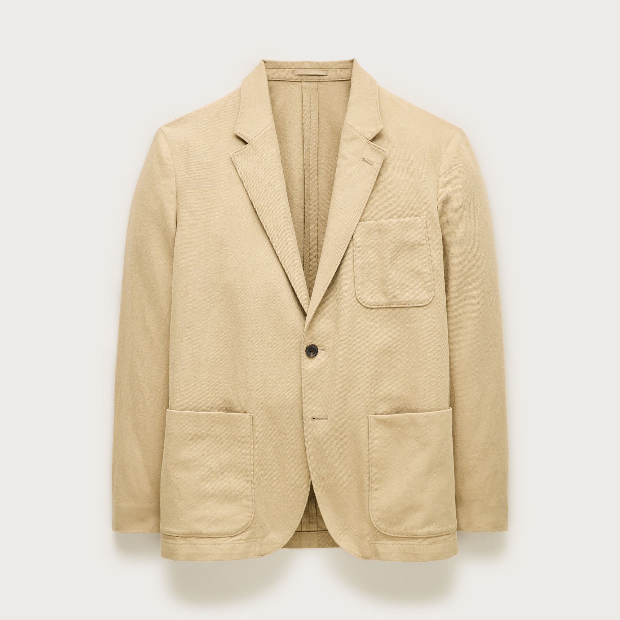 Relaxed-fit suit jacket in Italian cotton-linen twill blend from J.Crew - $501
