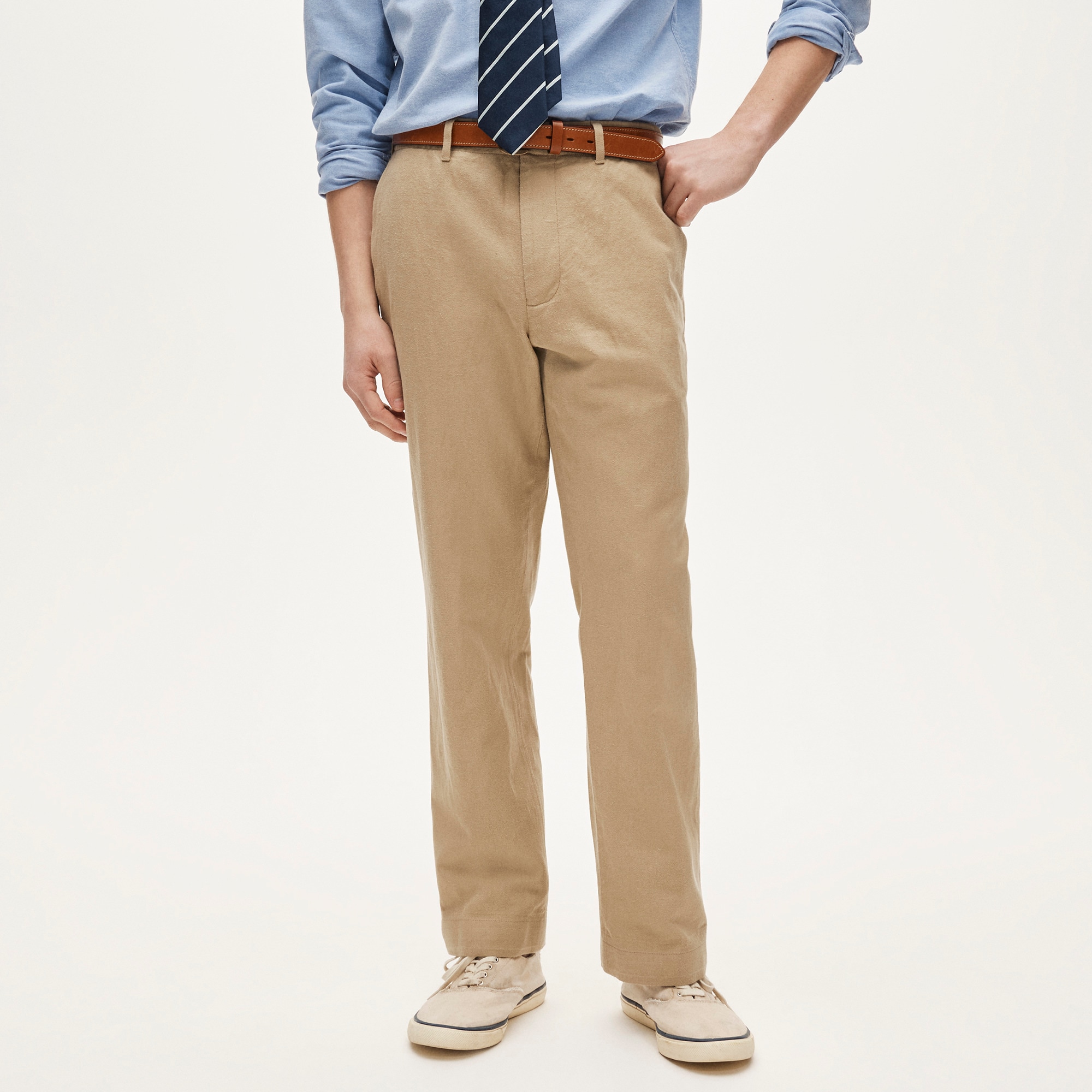 straight fit dress pants men Men's Tailored Gray Slim-Fit Dress Pants. – HolloMen main image 1