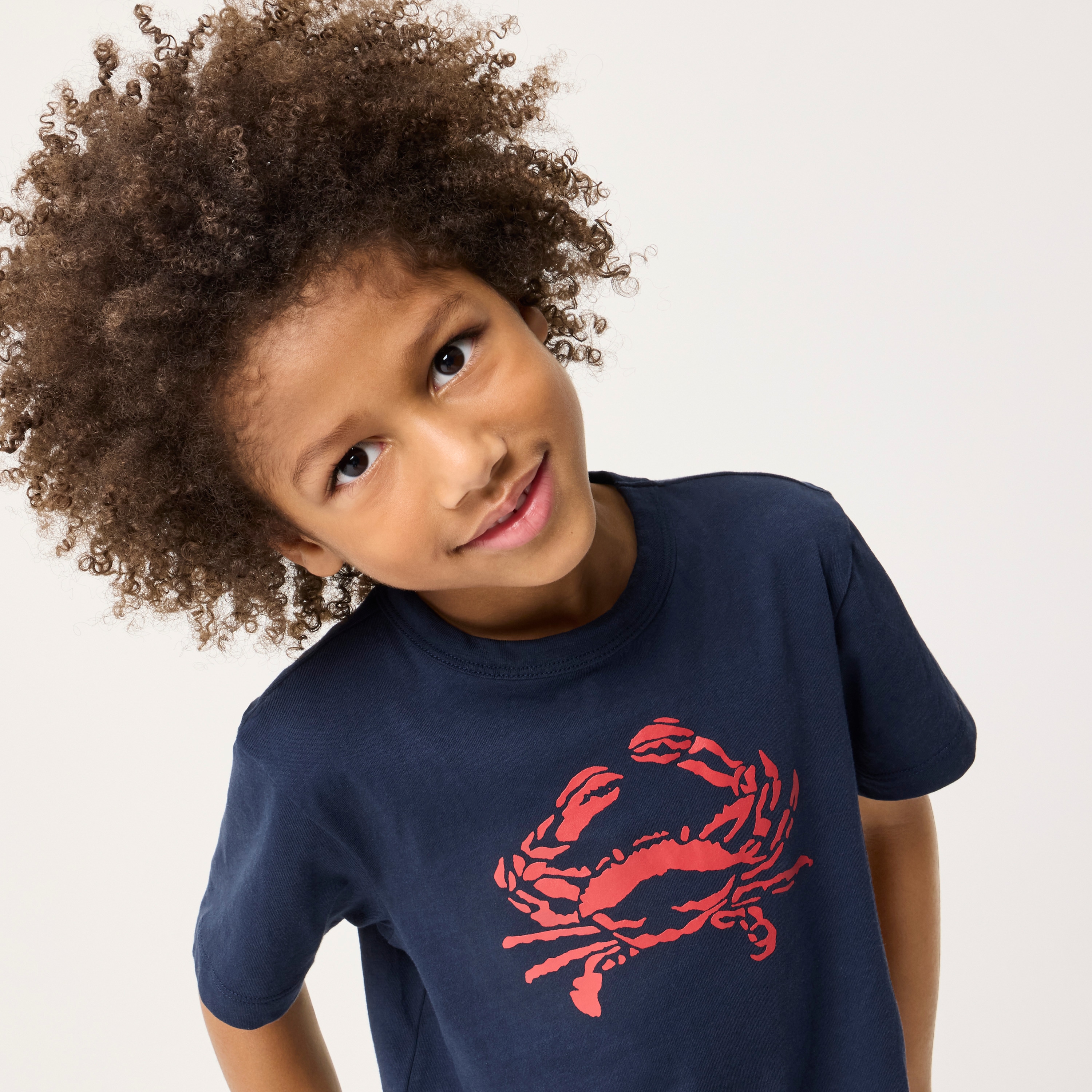 Crab graphic tee