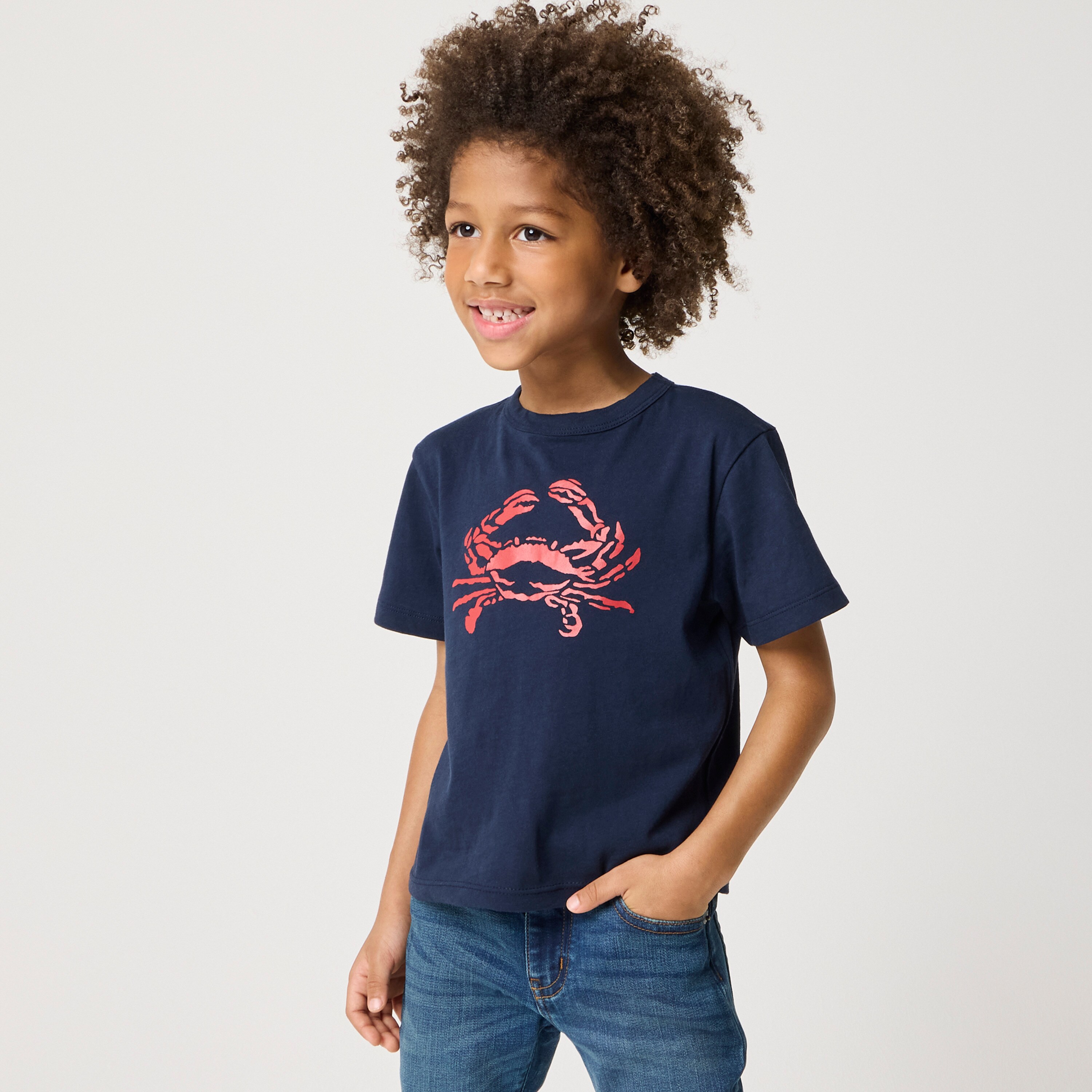 boys Crab graphic tee