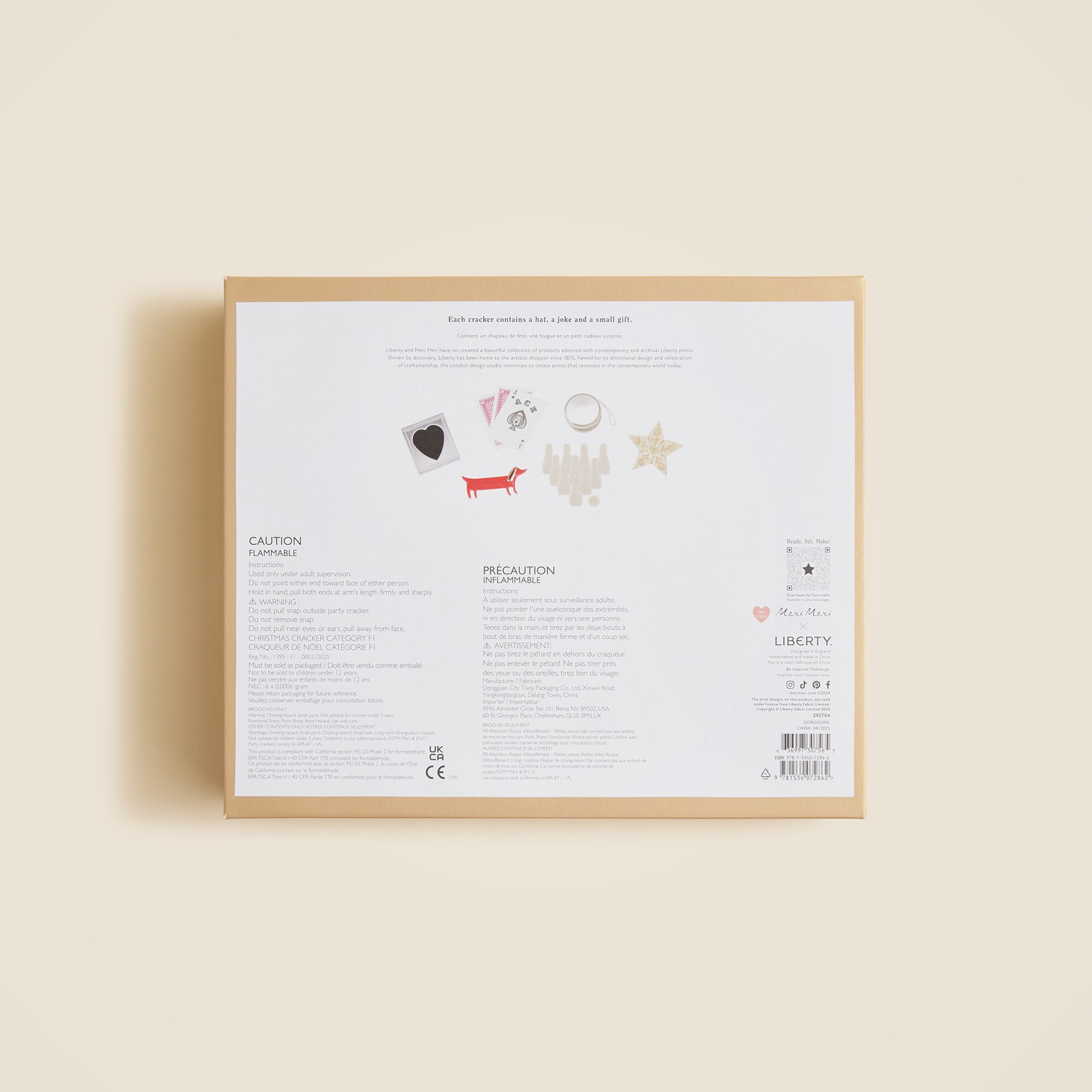 Meri Meri™ pearl crackers set-of-six