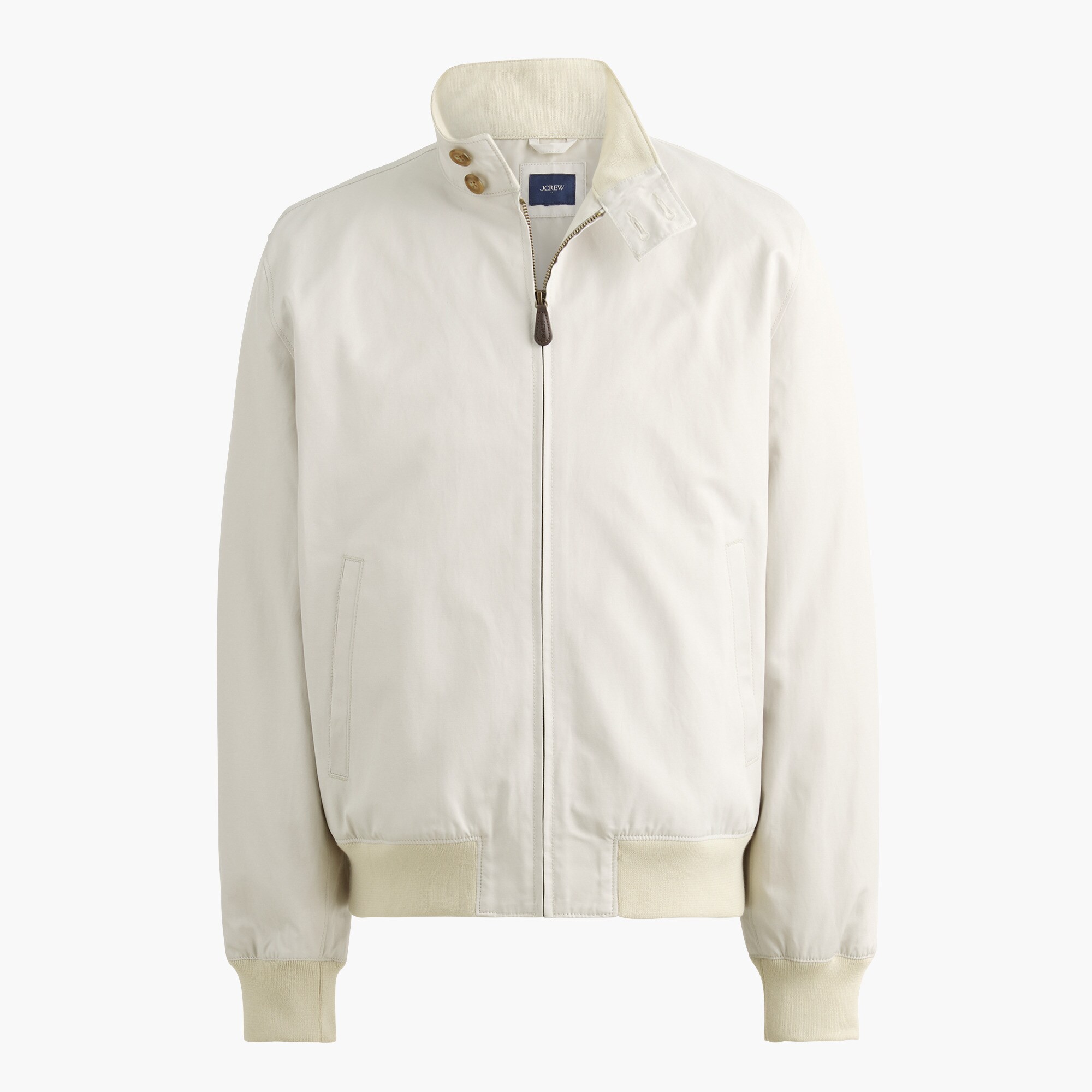 mens Cotton-blend Harrington jacket