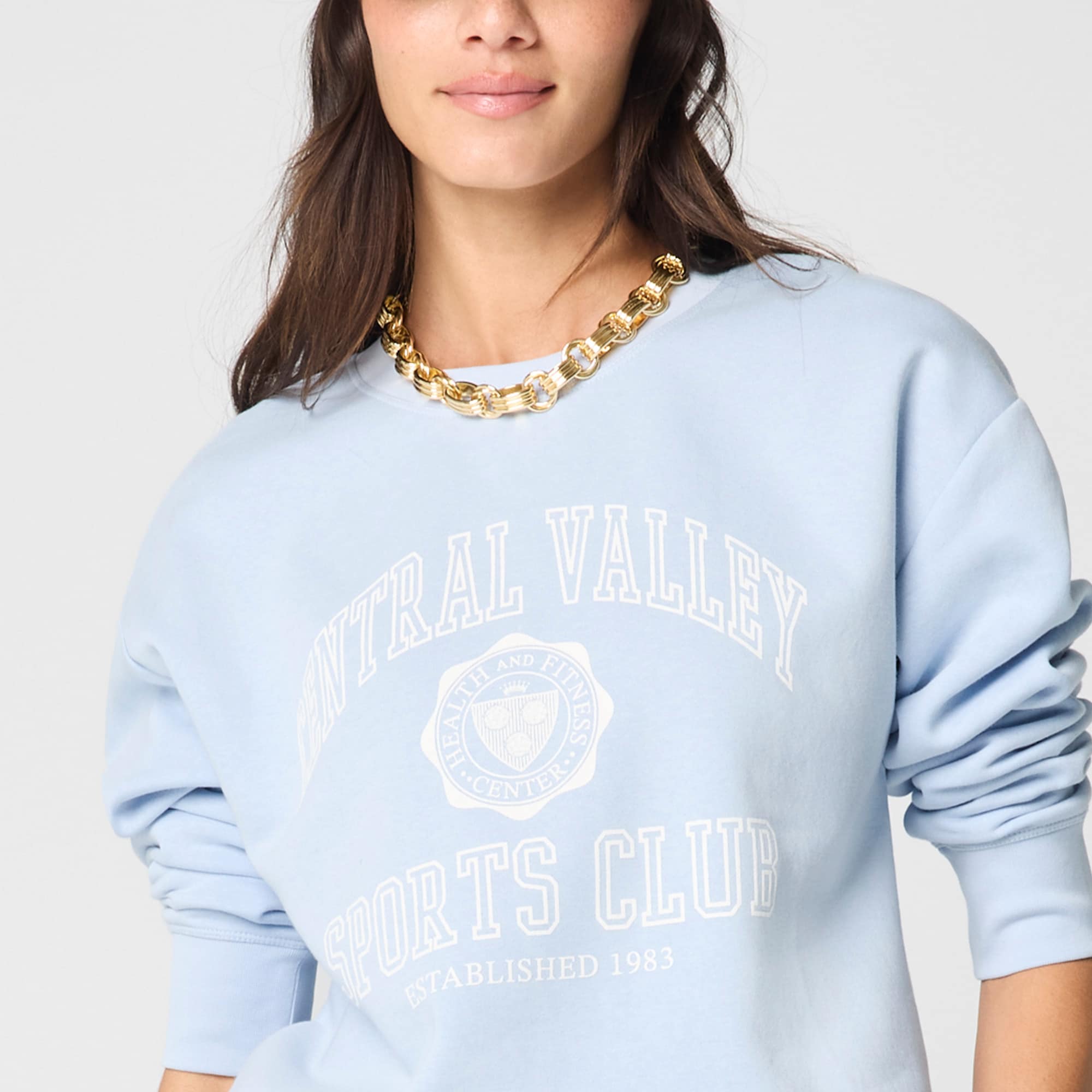 Sports club graphic sweatshirt
