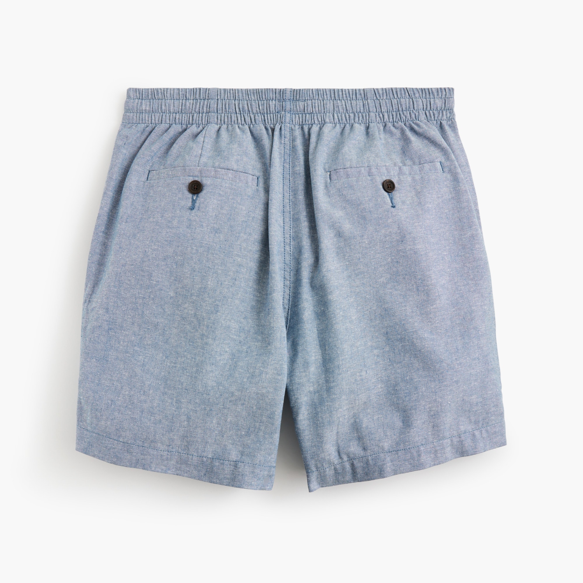 Linen-blend dock short