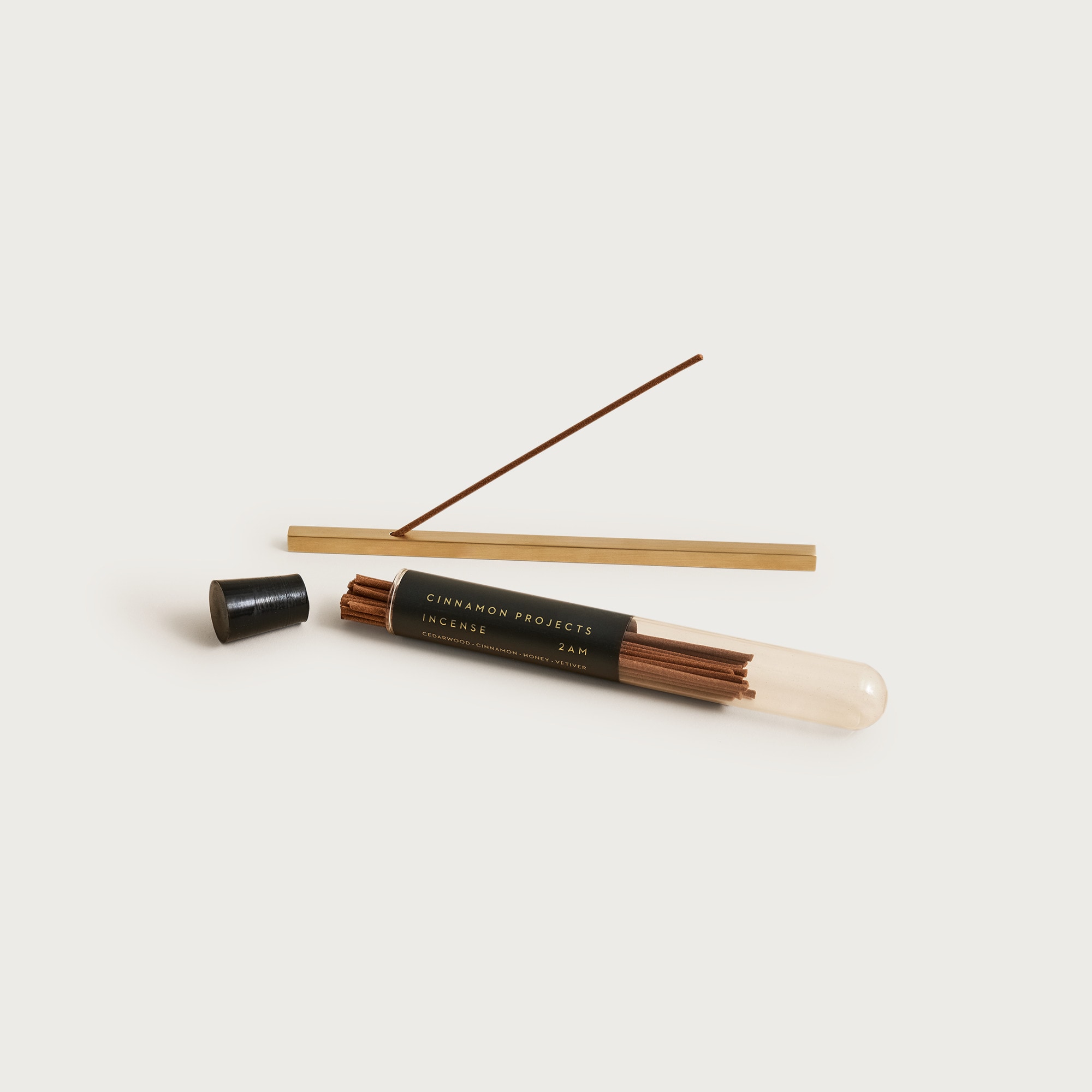 CINNAMON PROJECTS 2am incense with brass burner