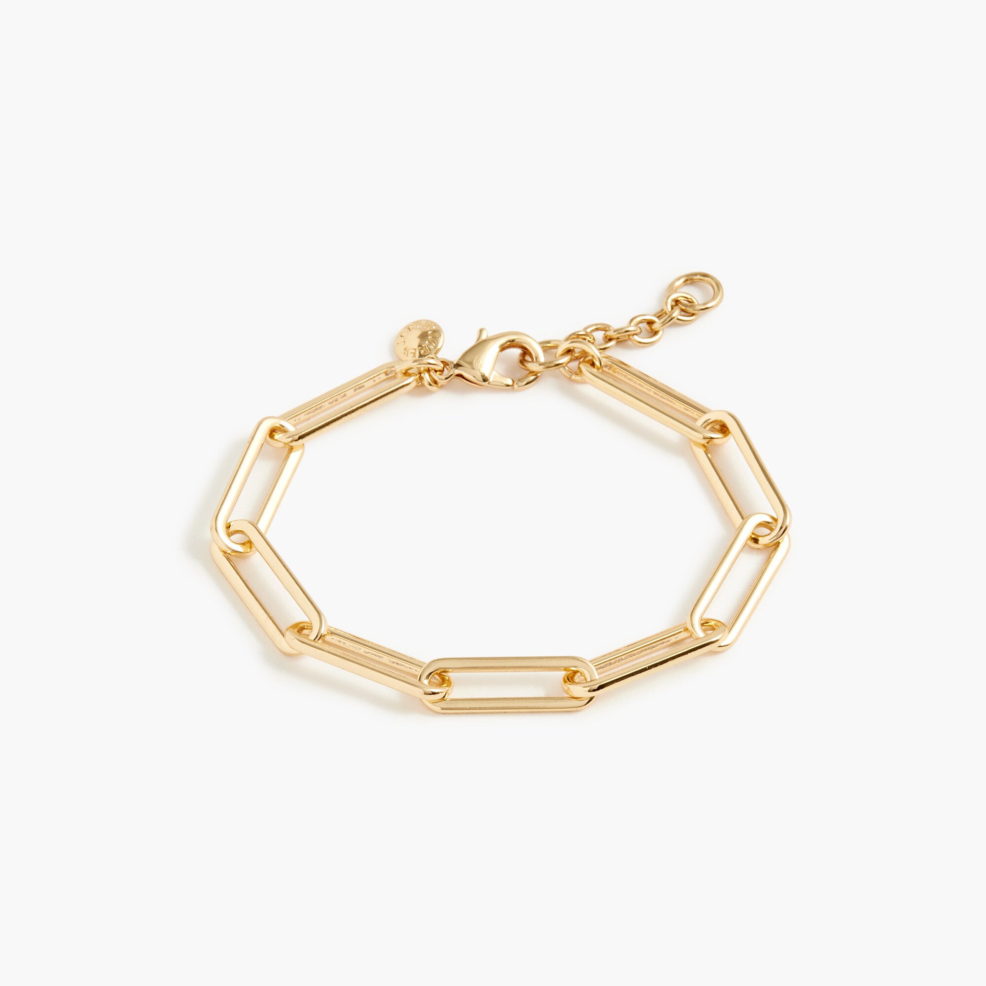 womens Paper-clip link bracelet