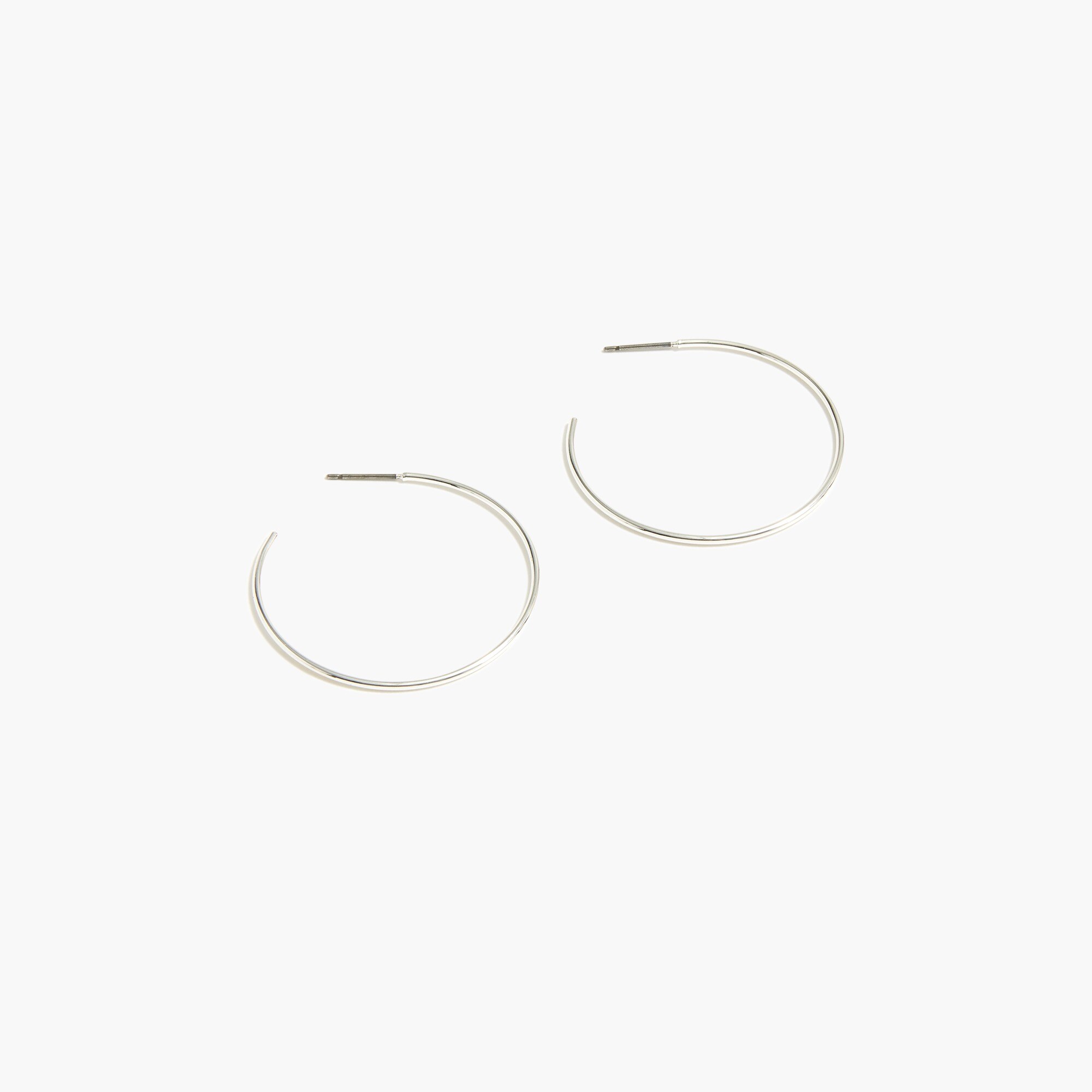 Simple hoop earrings