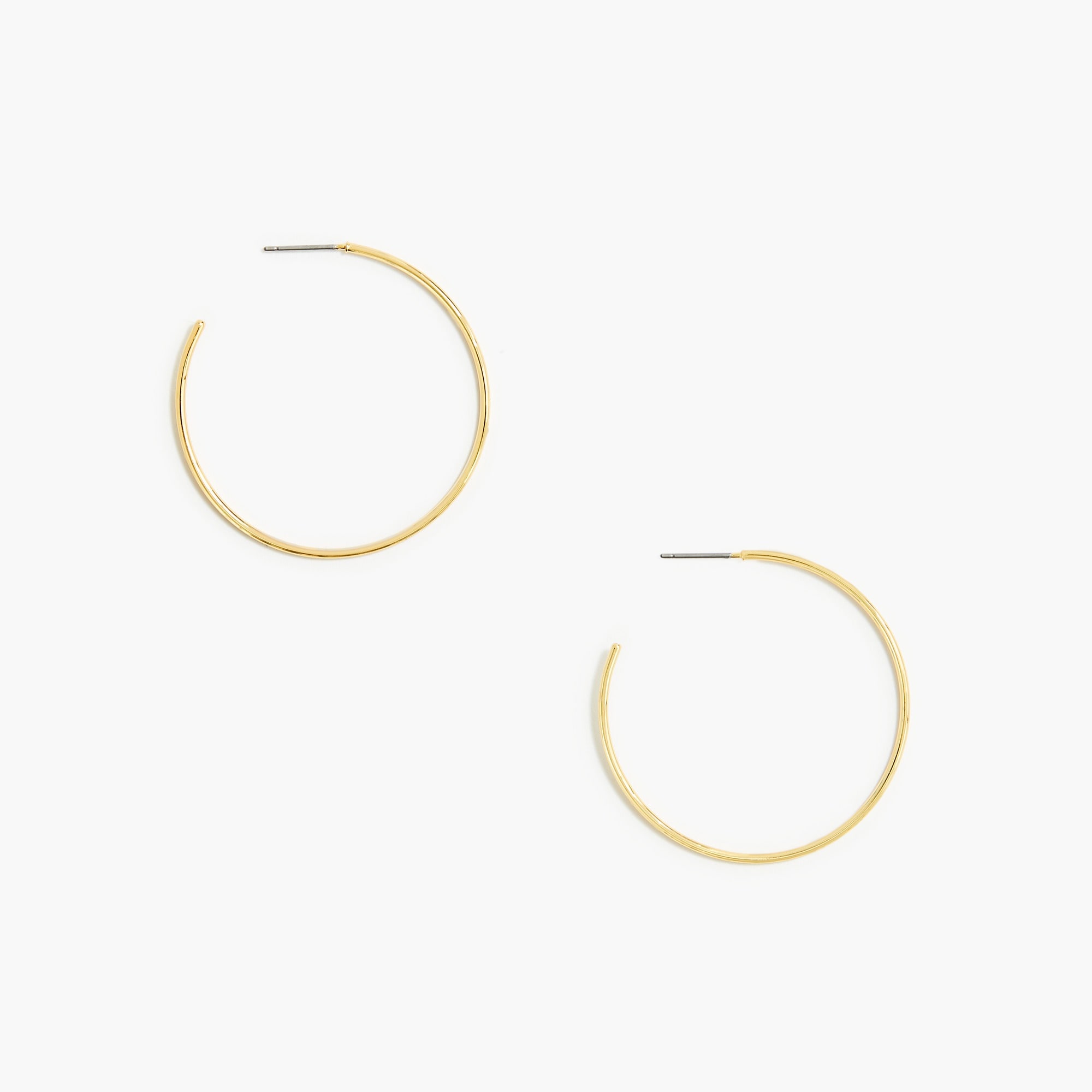 Simple hoop earrings - image 2