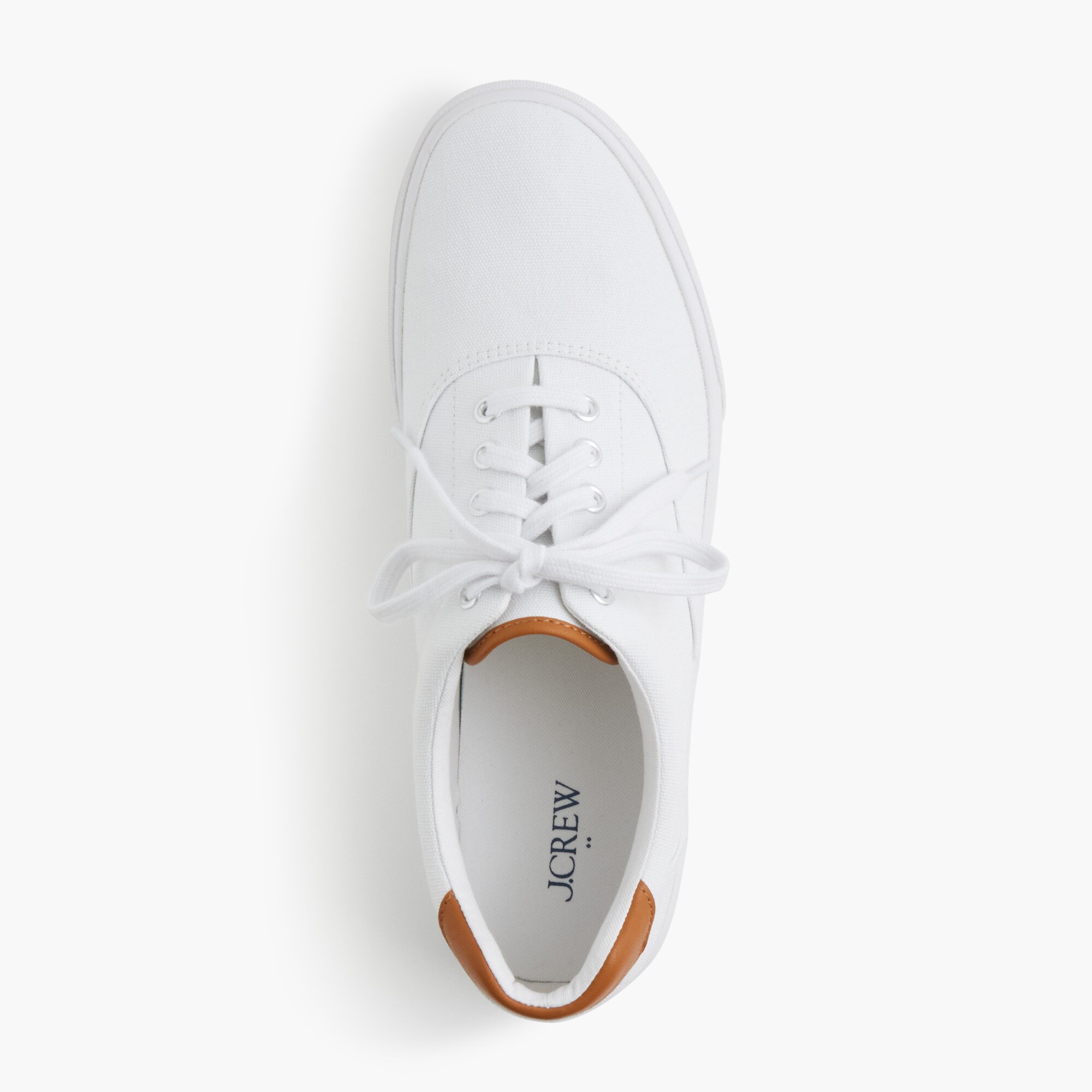 Canvas lace-up sneakers