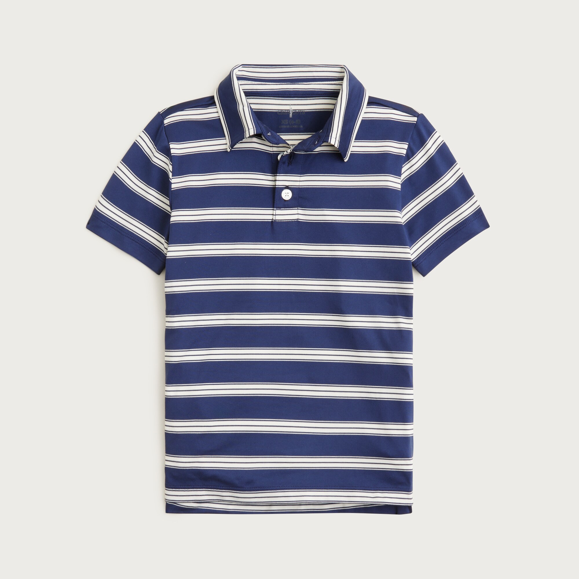  Kids' short-sleeve active polo shirt in stripe
