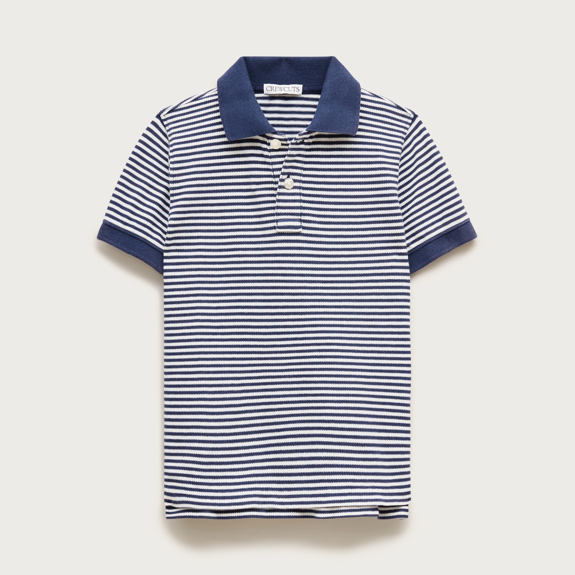  Kids' washed piqu&eacute; polo shirt in stripe