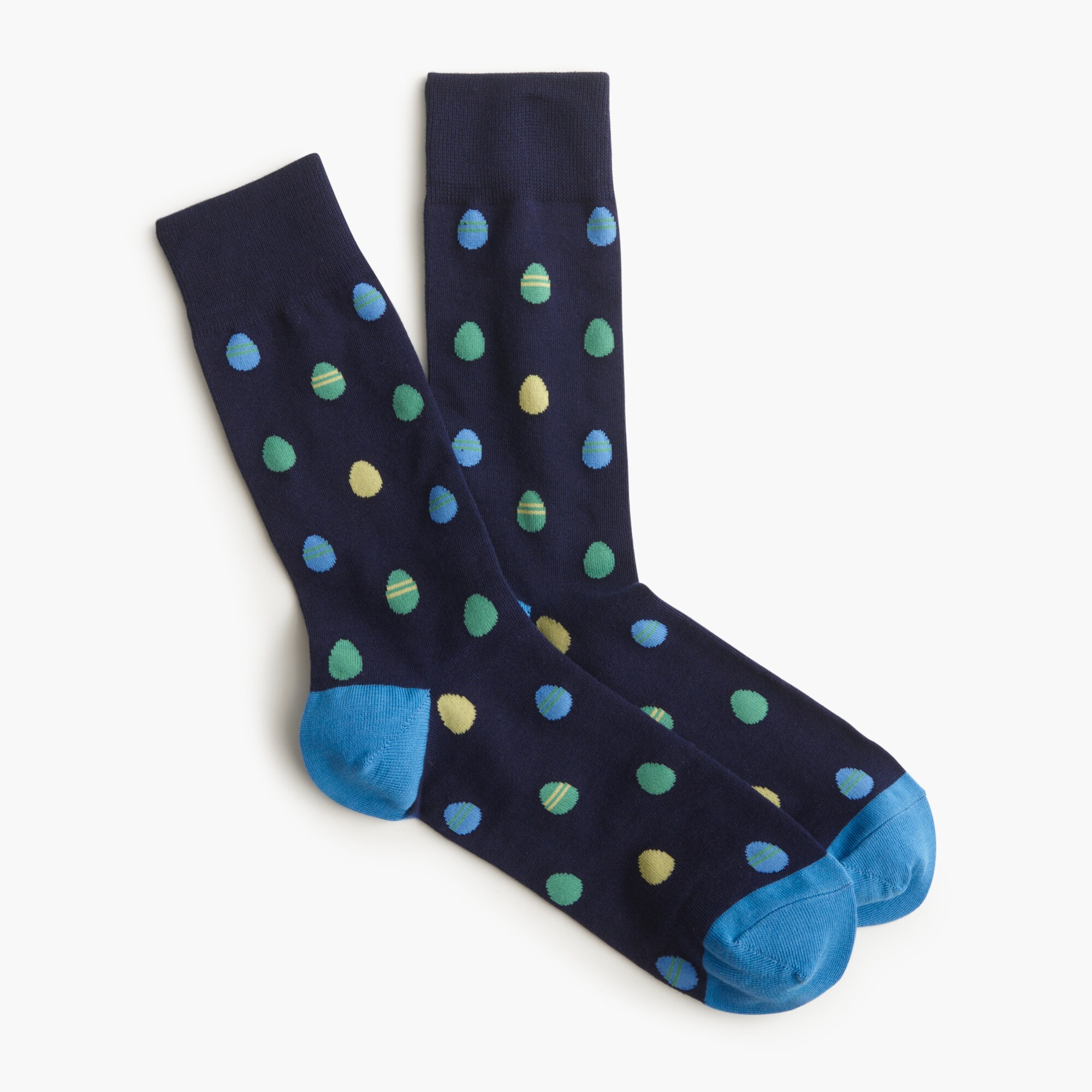 colorful egg trouser socks for men