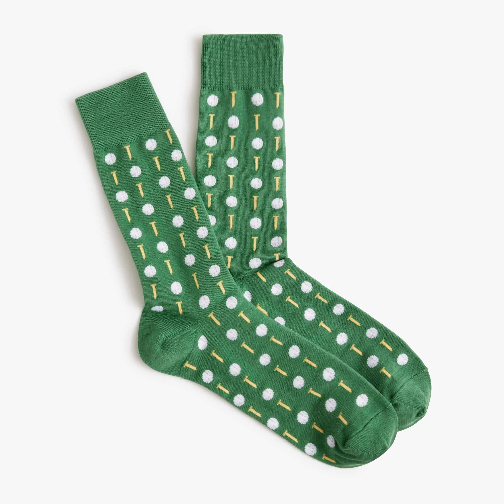 mens Golf ball and tee socks