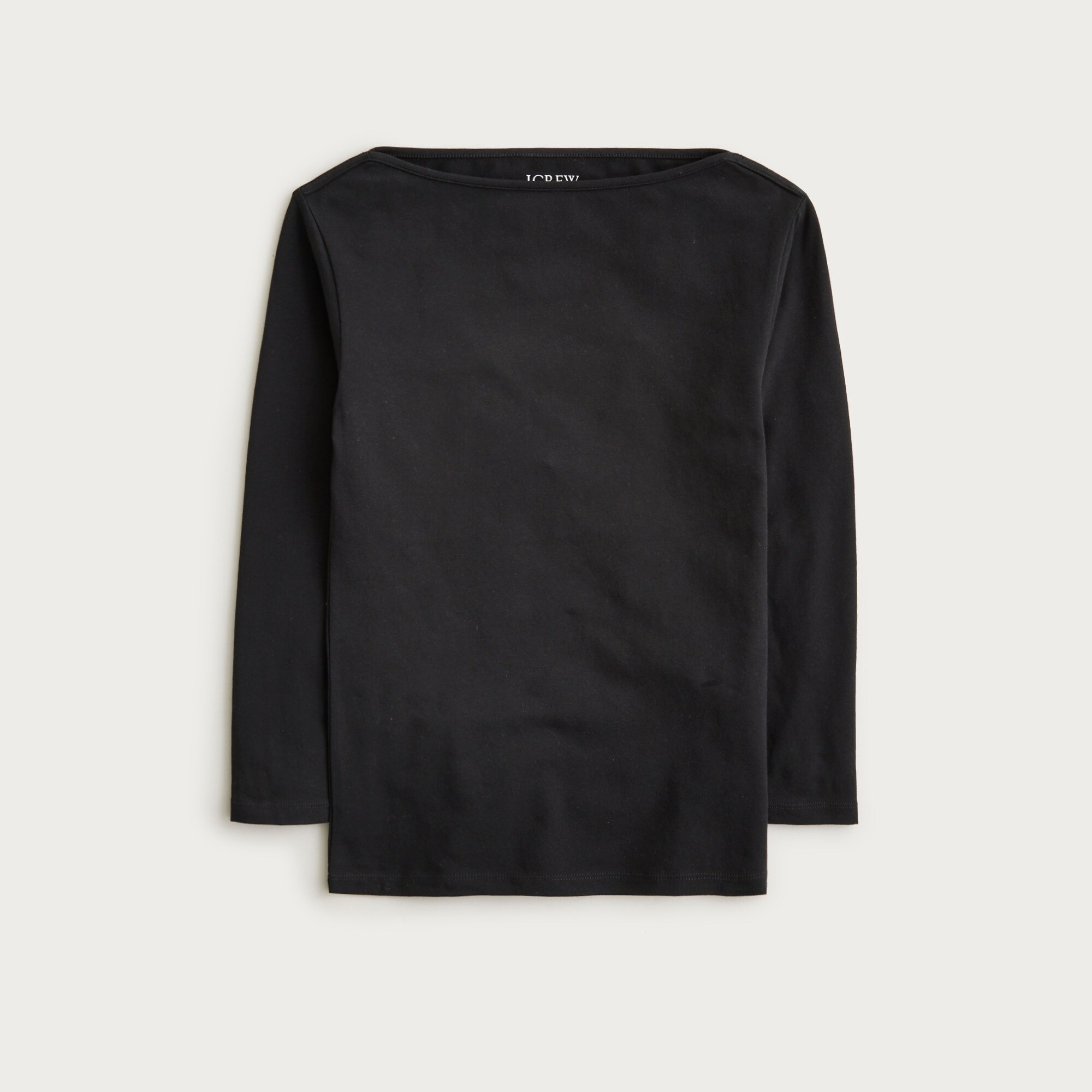 Ballet-sleeve top in lightweight stretch cotton blend