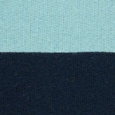 Heritage terry relaxed rugby sweatshirt EMBER STRIPE NAVY TRUQU