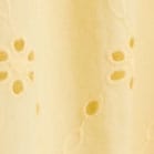 Eyelet midi skirt Yellow