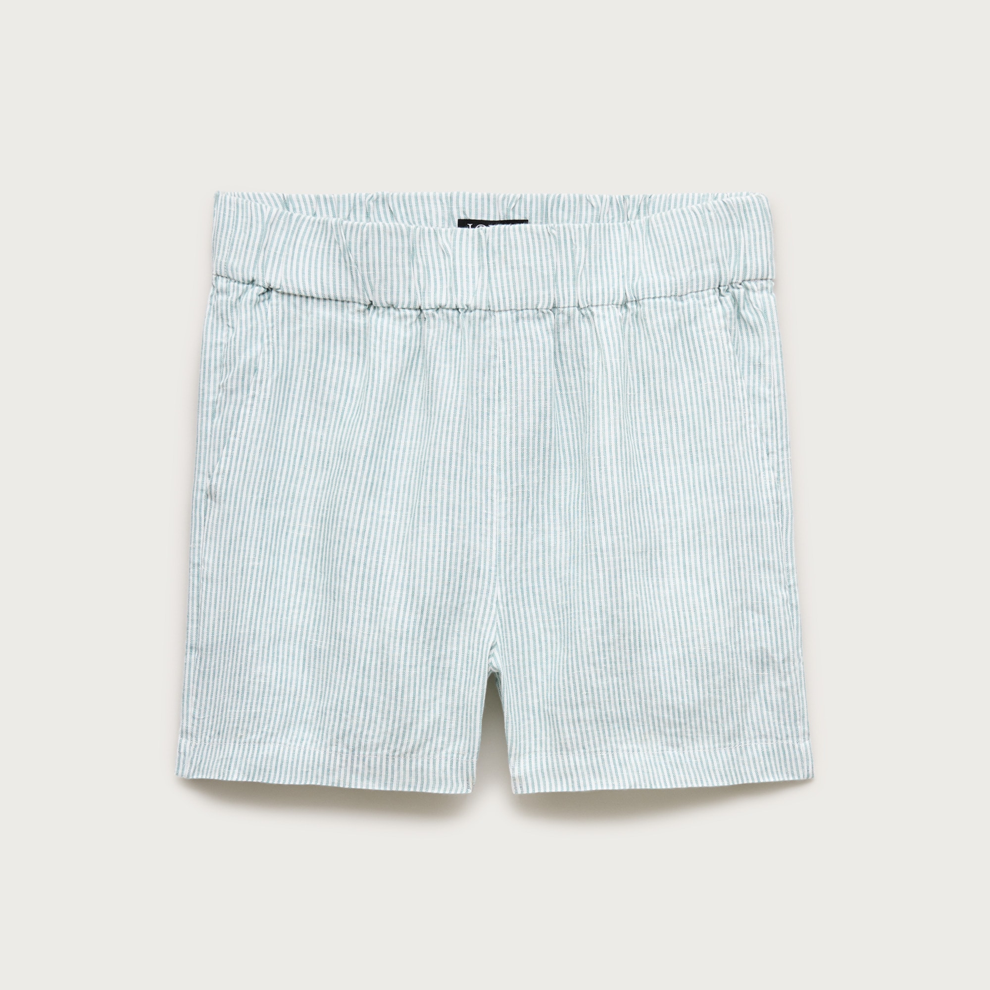 Tropez short in linen stripe
