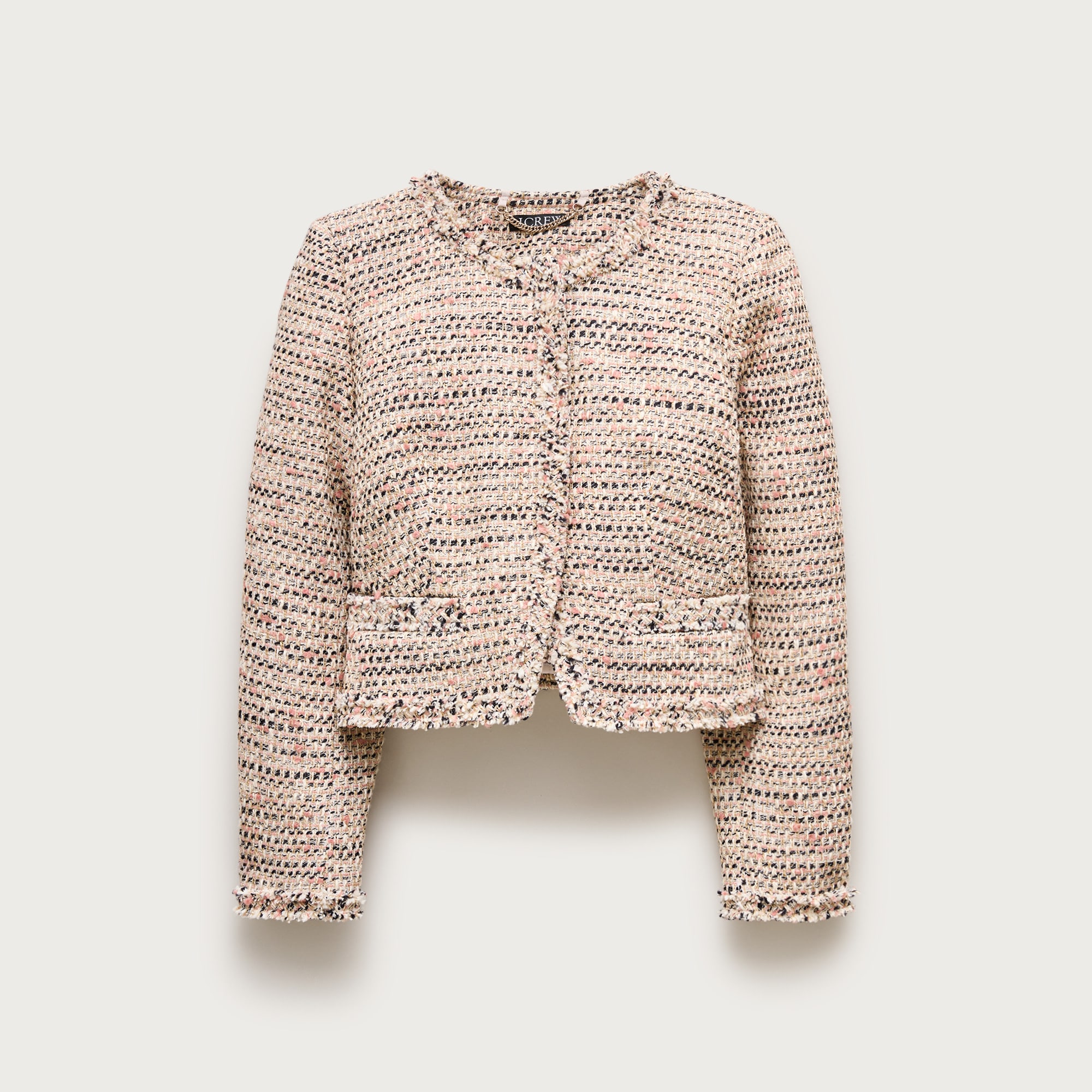 Lady jacket in Italian textured tweed