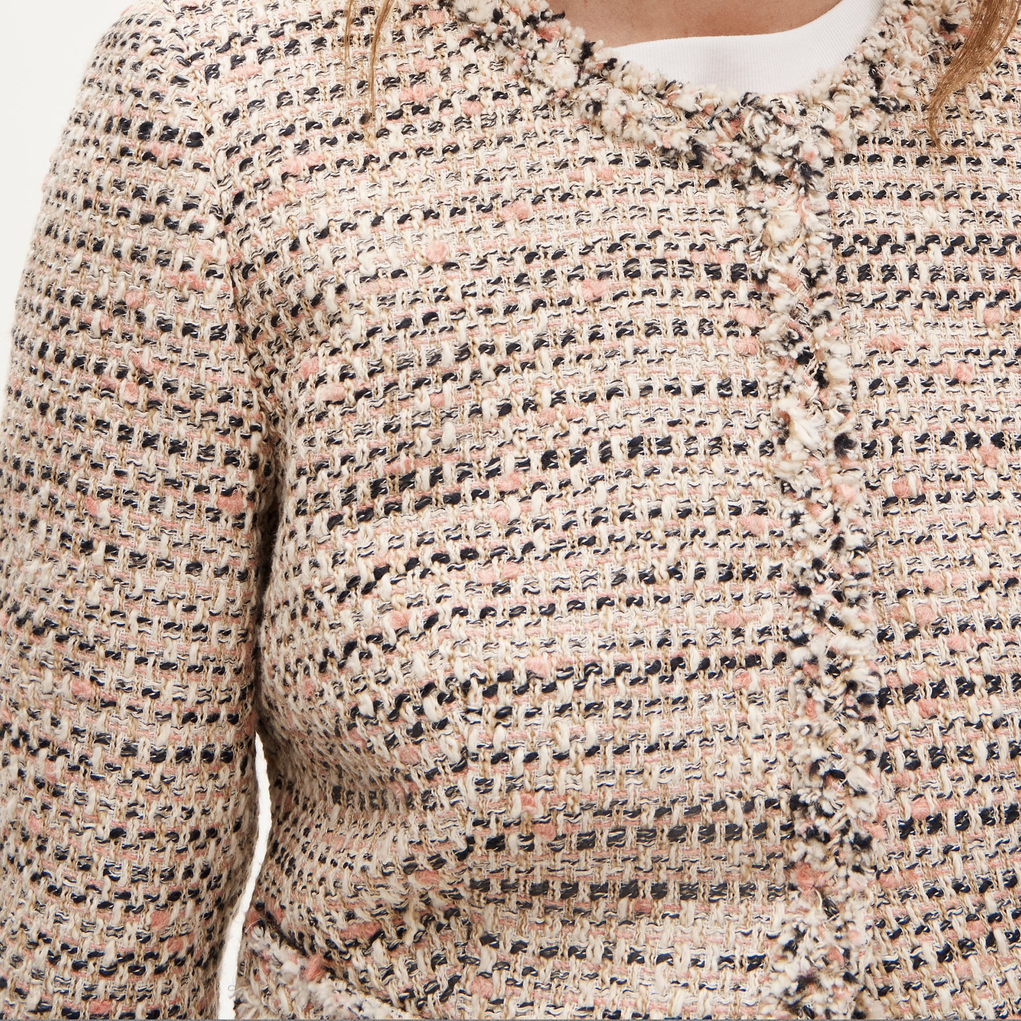 Lady jacket in Italian textured tweed