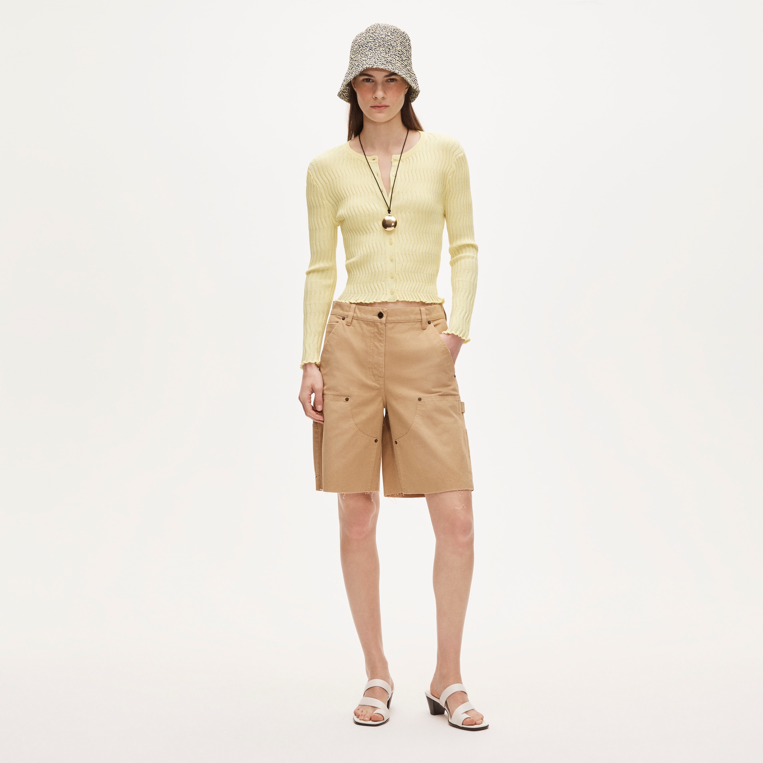 パンツ CC Baggy Cotton Canvas Painter Shorts 35 Painter Short In Canvas For Women | J.Crew