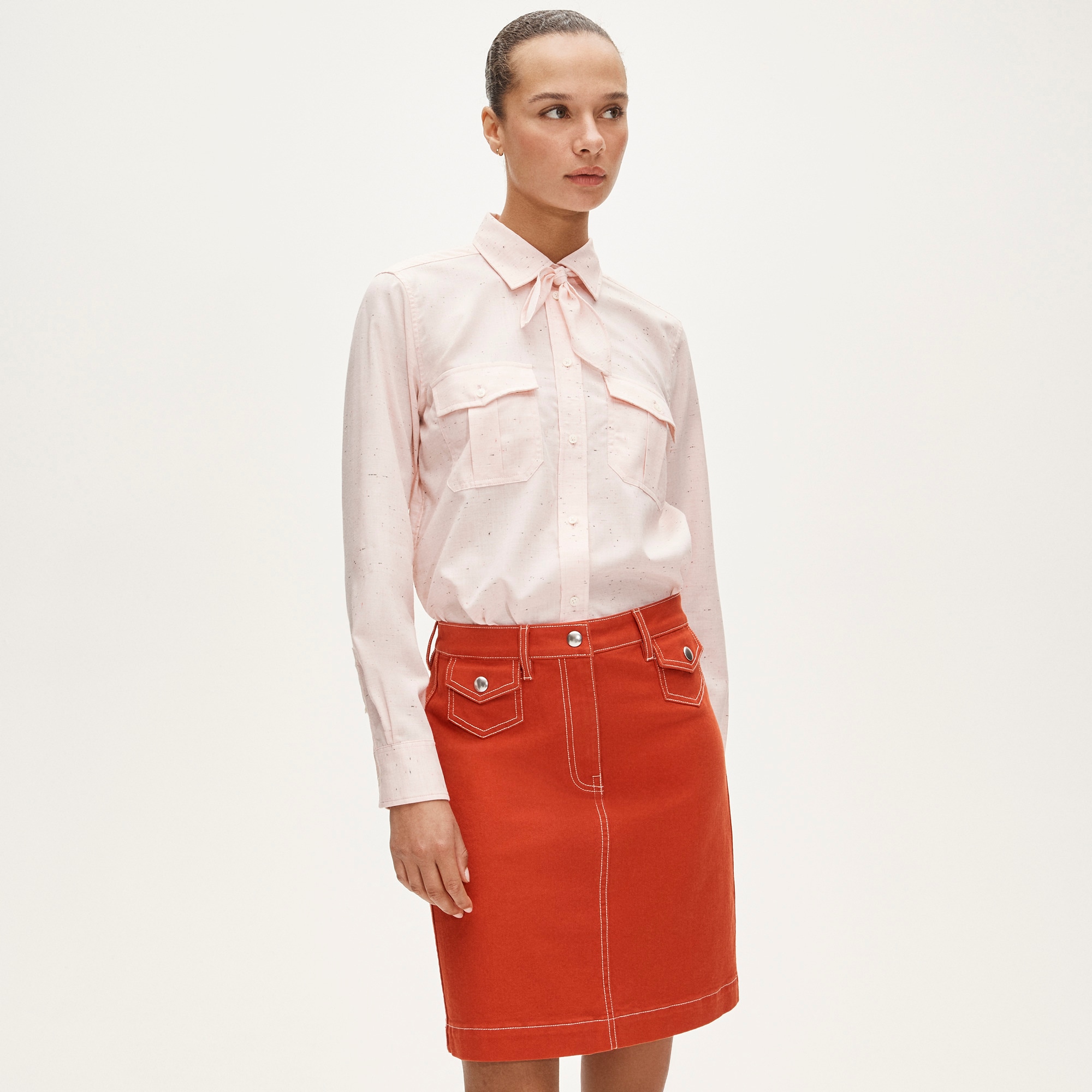 Utility-pocket pencil skirt - image 2
