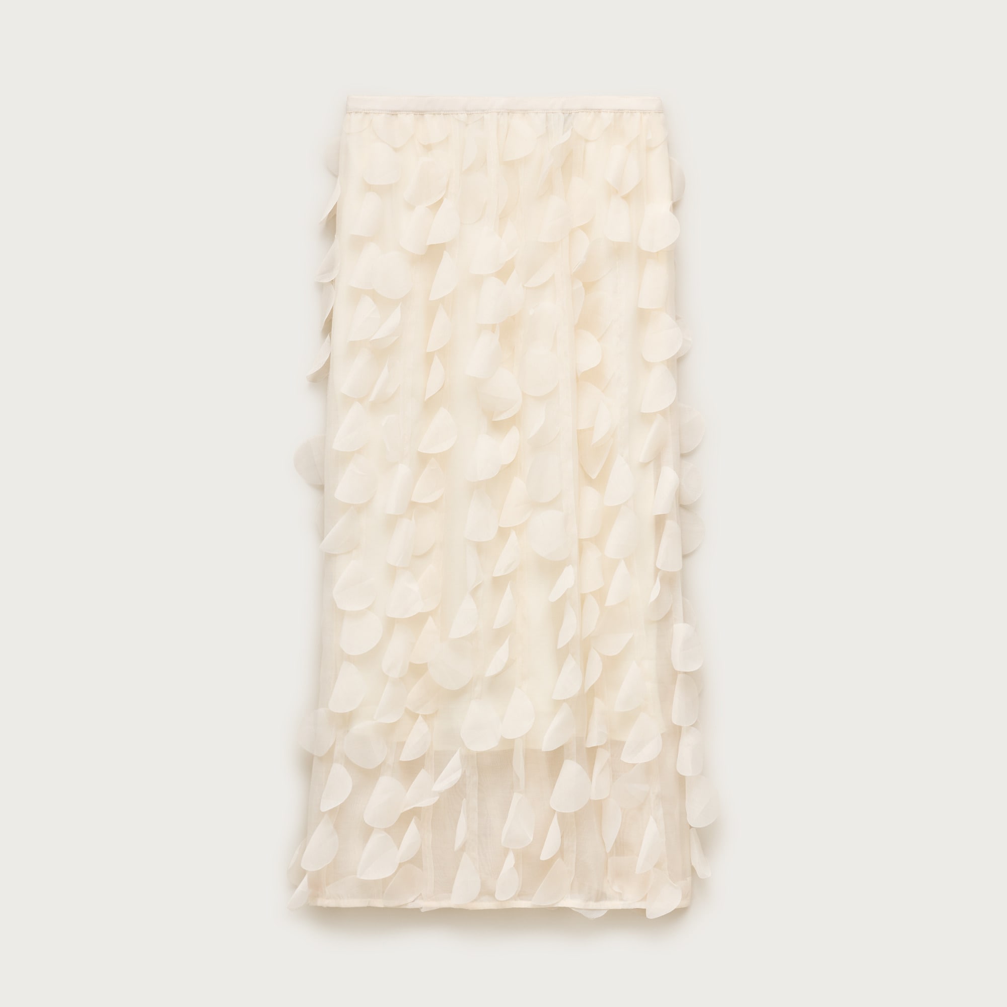 Collection circle-detail slip skirt