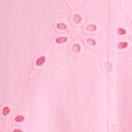 Eyelet embroidered midi dress Pink