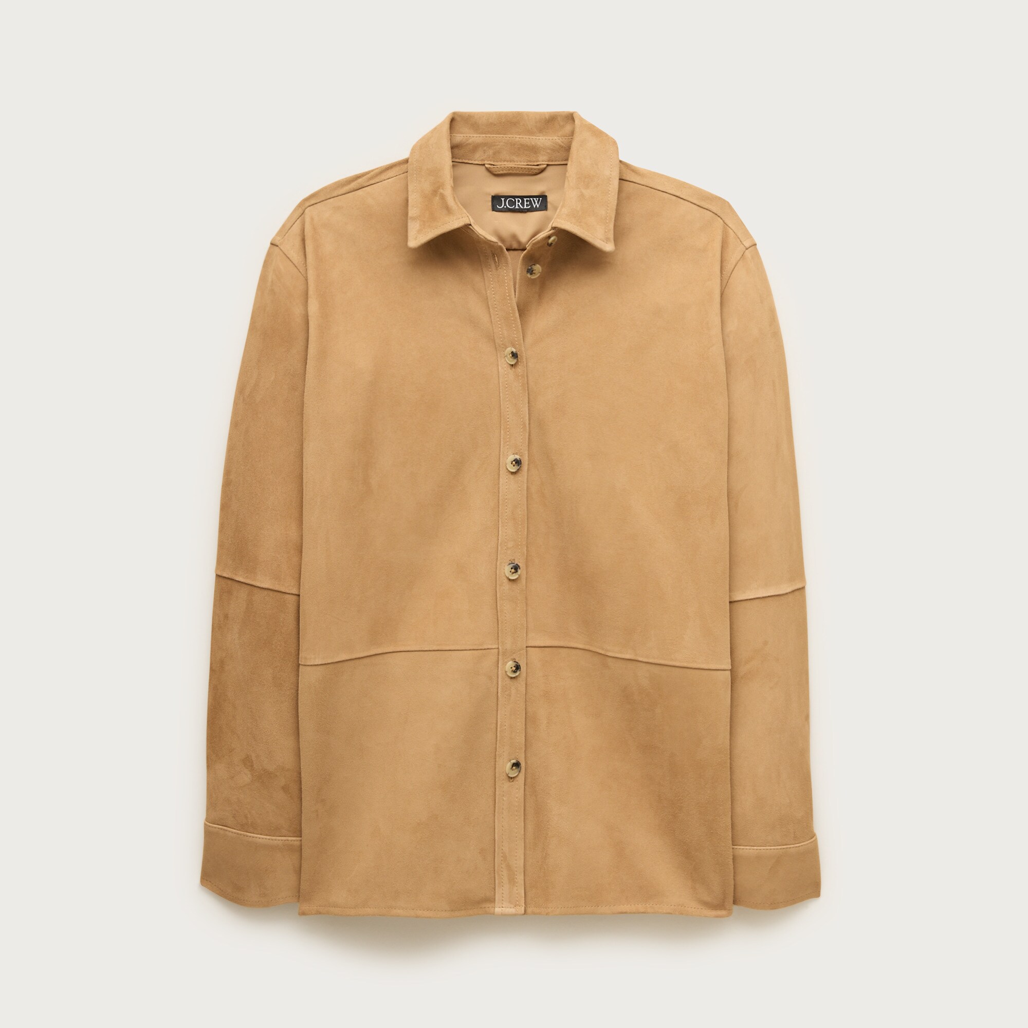 Oversized Suede Shirt For Women | J.Crew