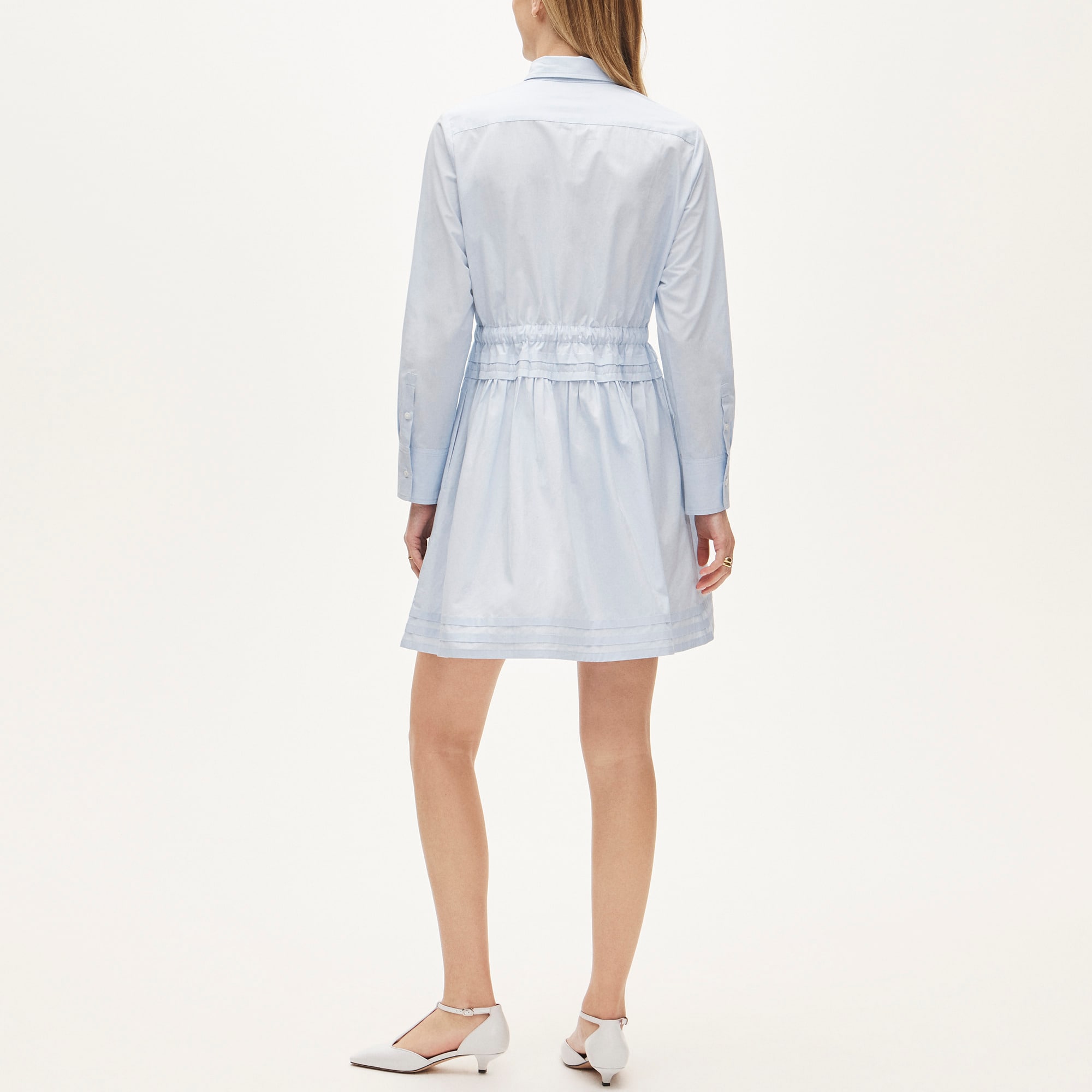 Elena mini shirt-dress in cotton poplin - image 4