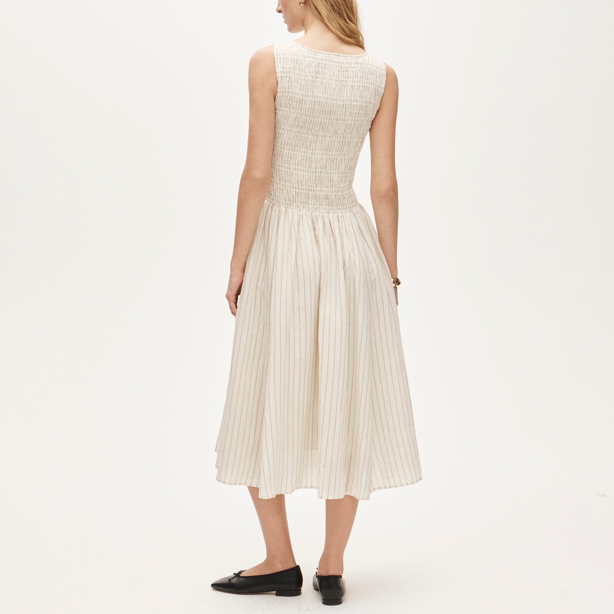 Lina midi dress in stripe