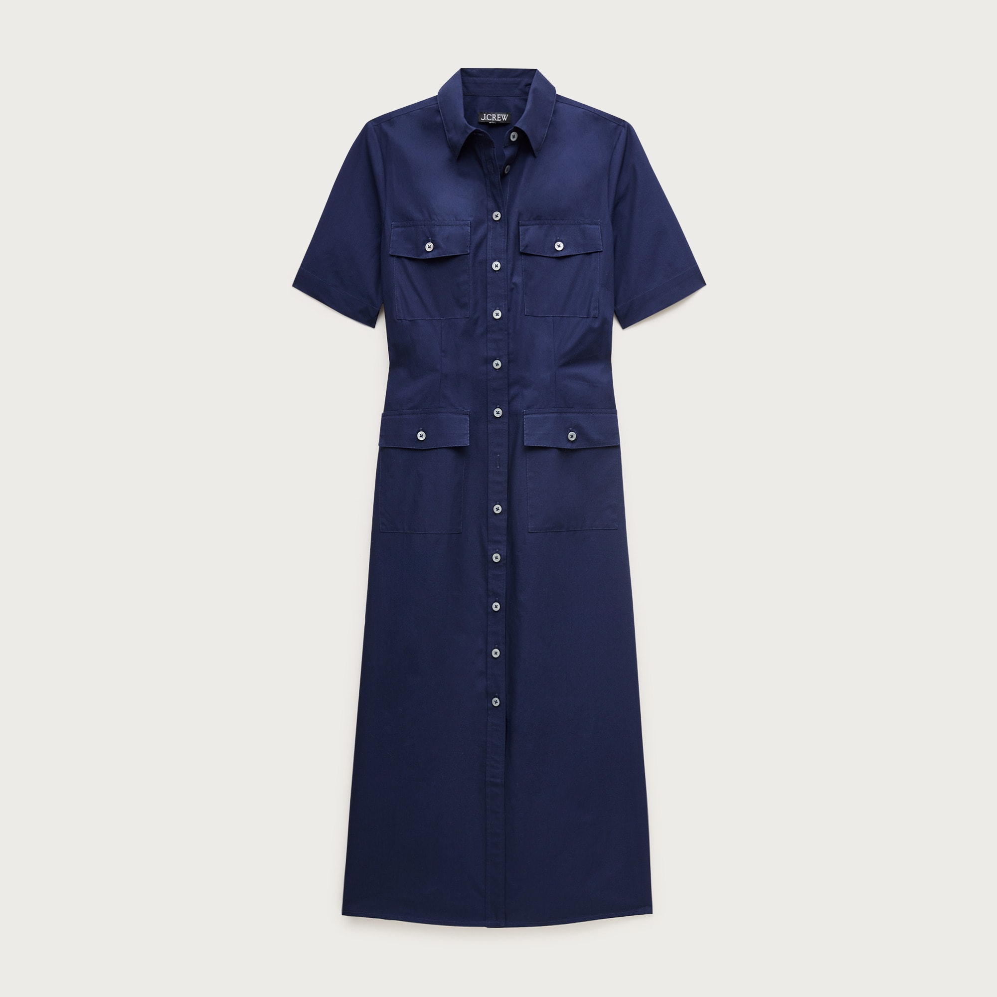 j crew midi shirt dress Heart to Heart