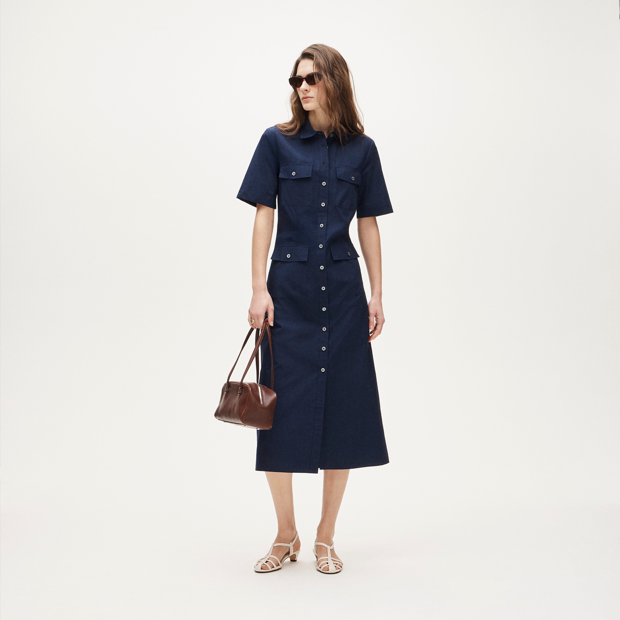midi red dress for women with sleeves Ulla Johnson