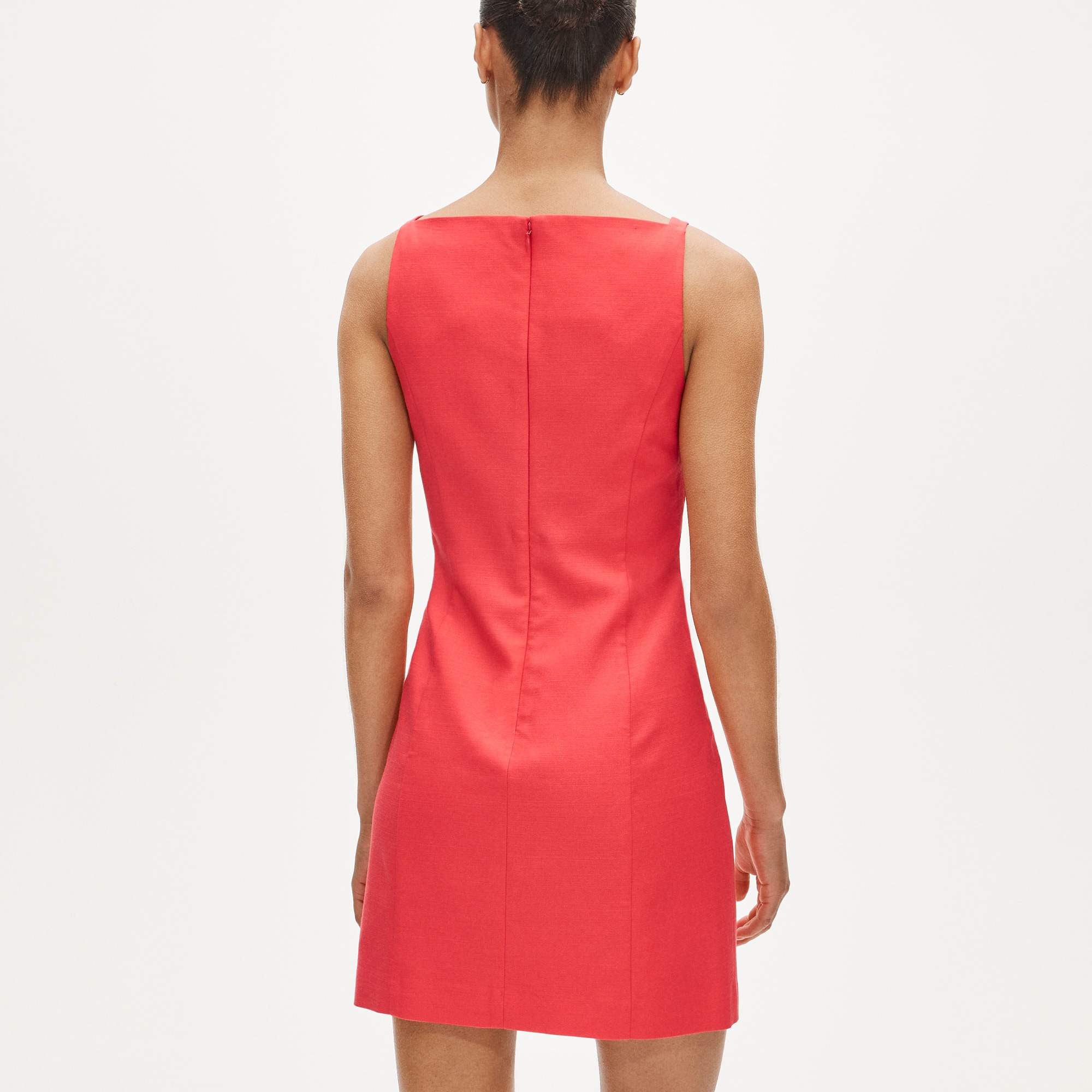Mini sheath dress in Gramercy linen blend - image 4