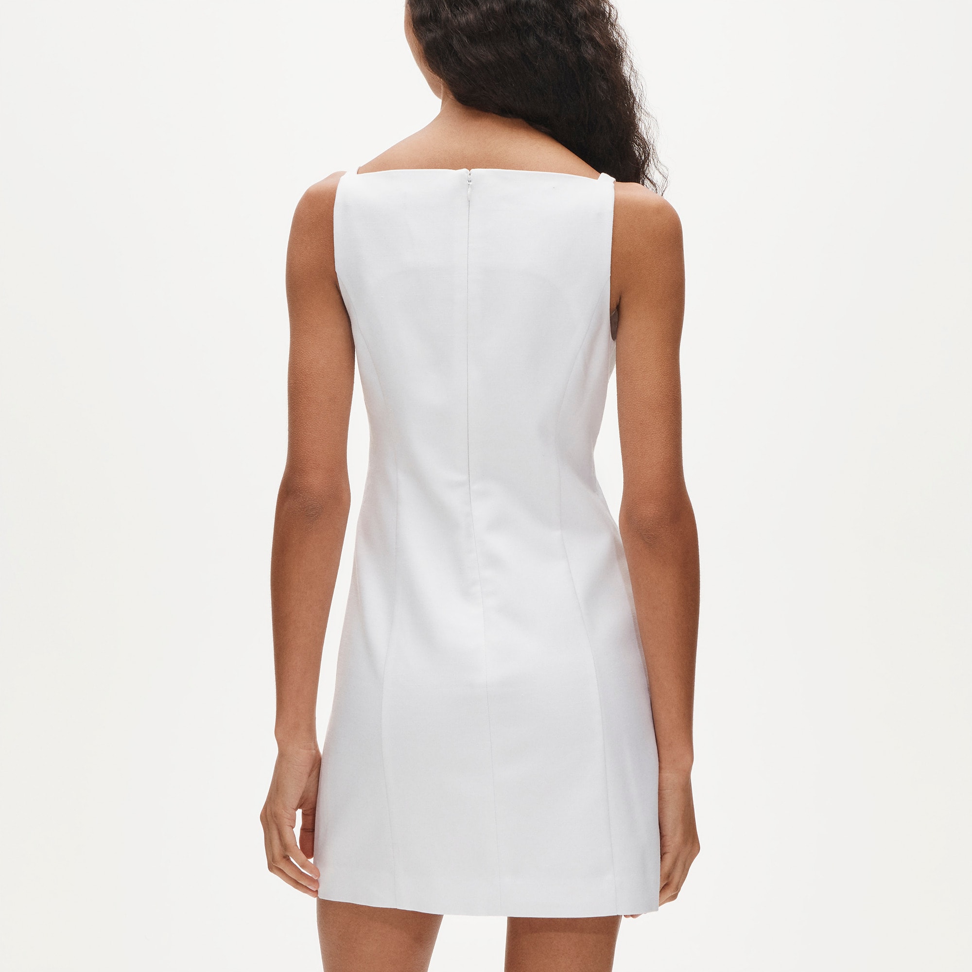 Mini sheath dress in Gramercy linen blend
