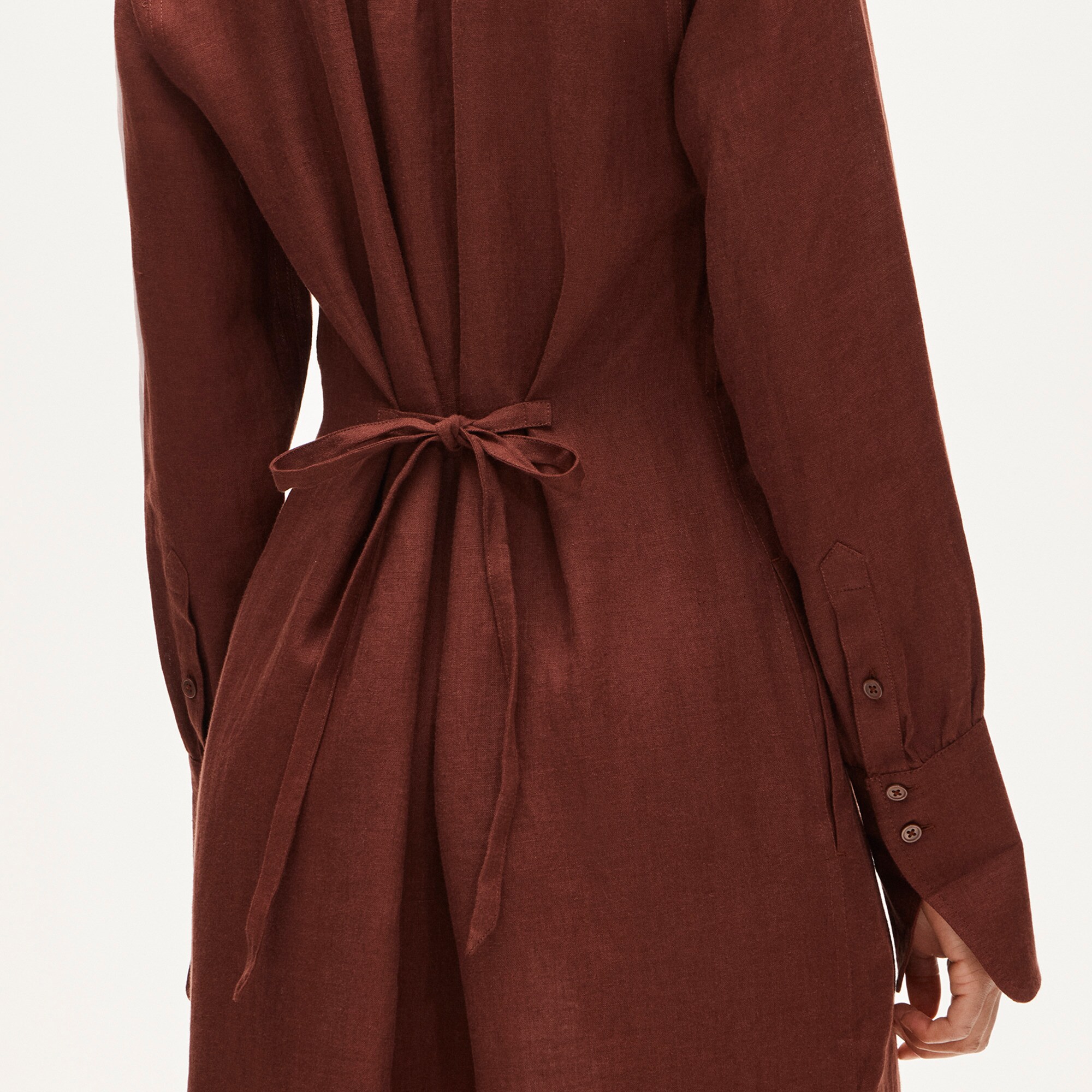 Tunic dress in linen