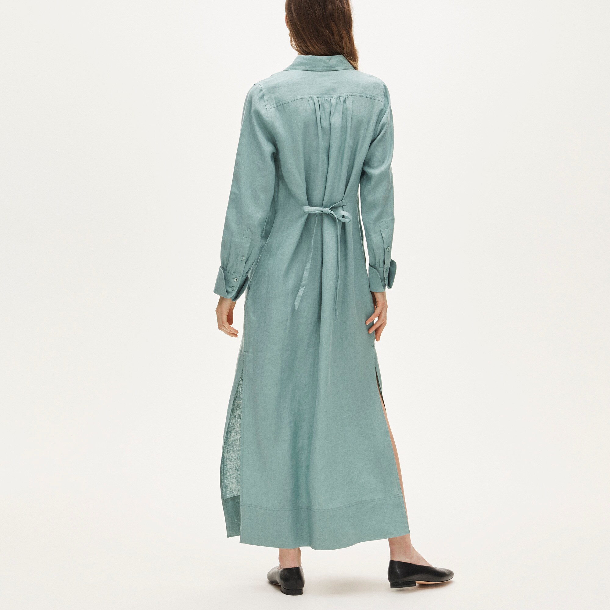 Tunic dress in linen