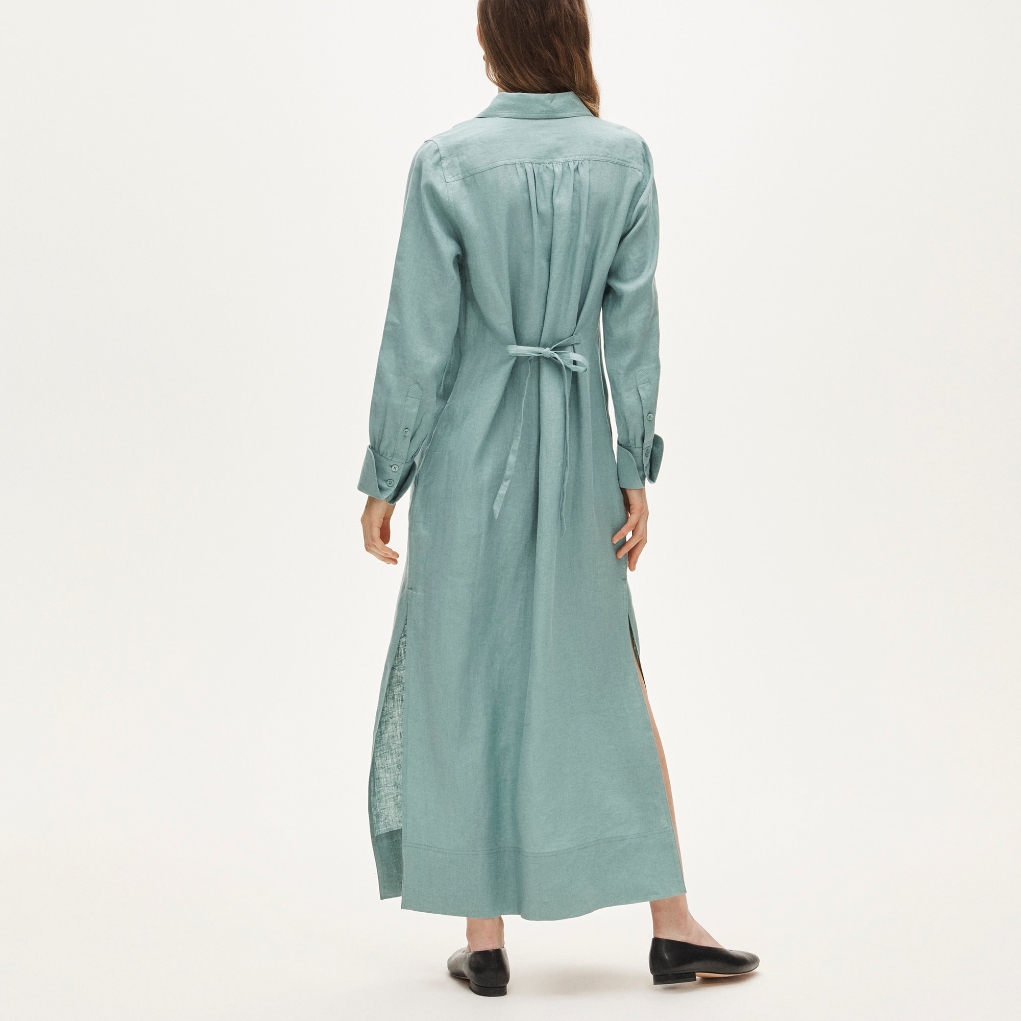 Tunic dress in linen