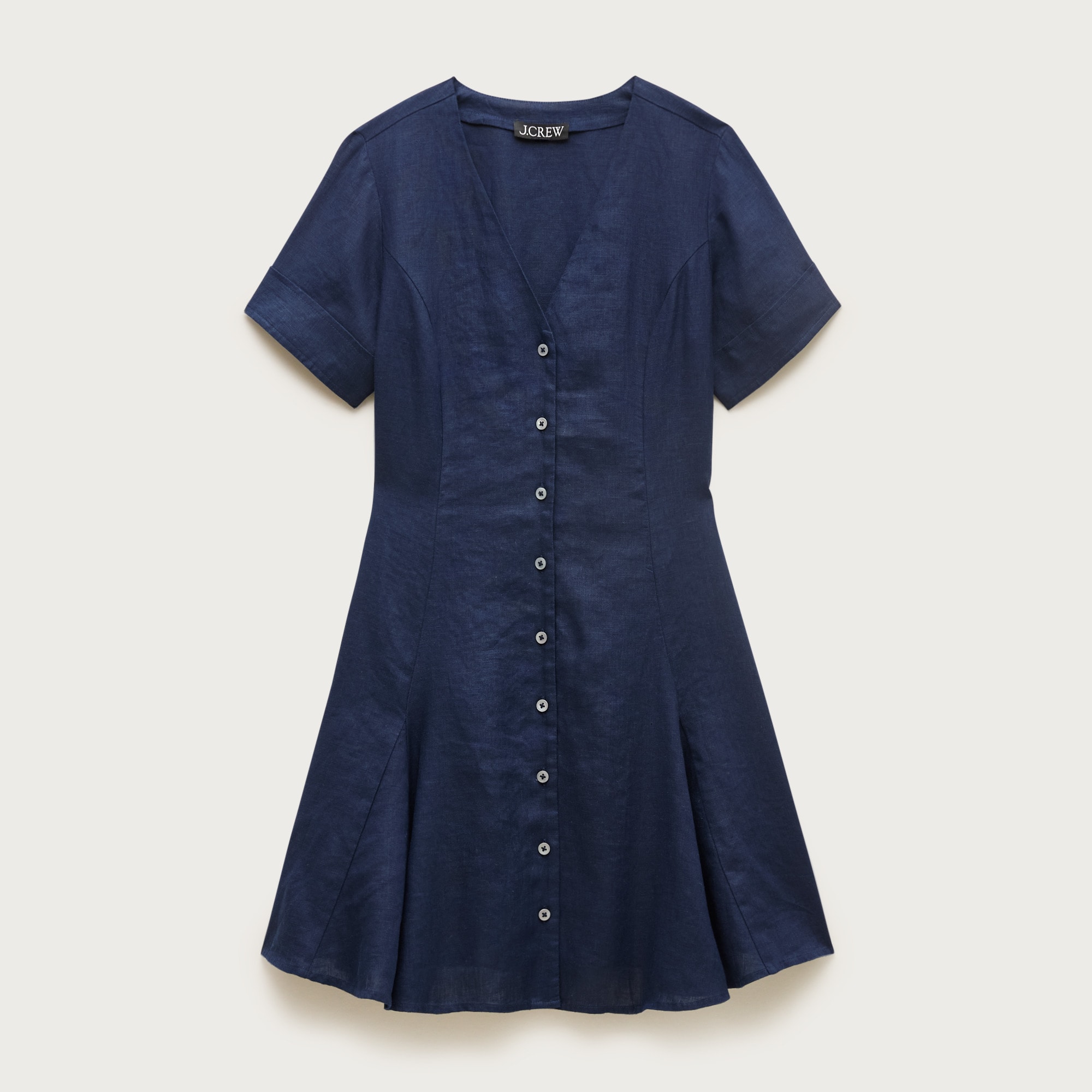 Fleur mini dress in linen