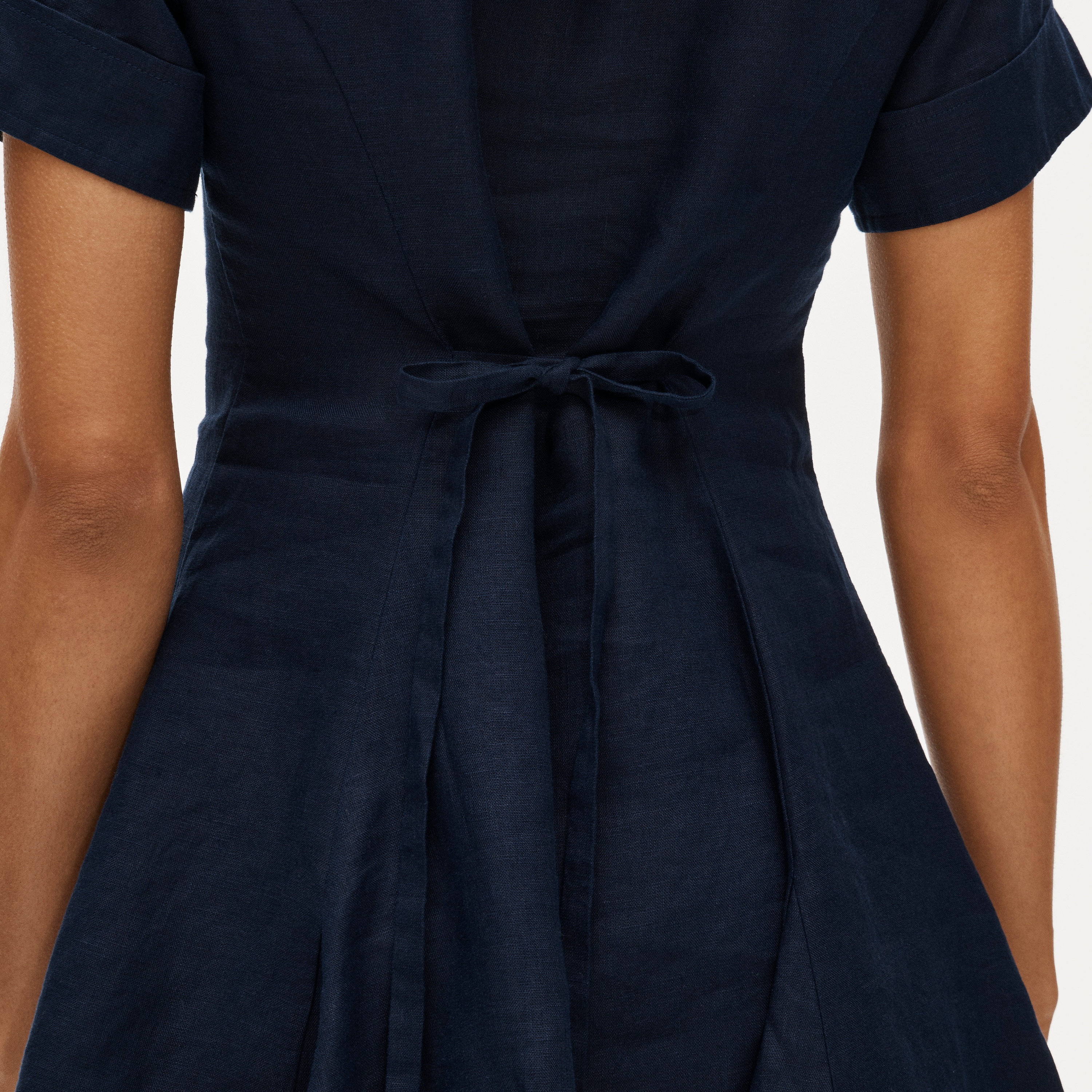 Fleur mini dress in linen