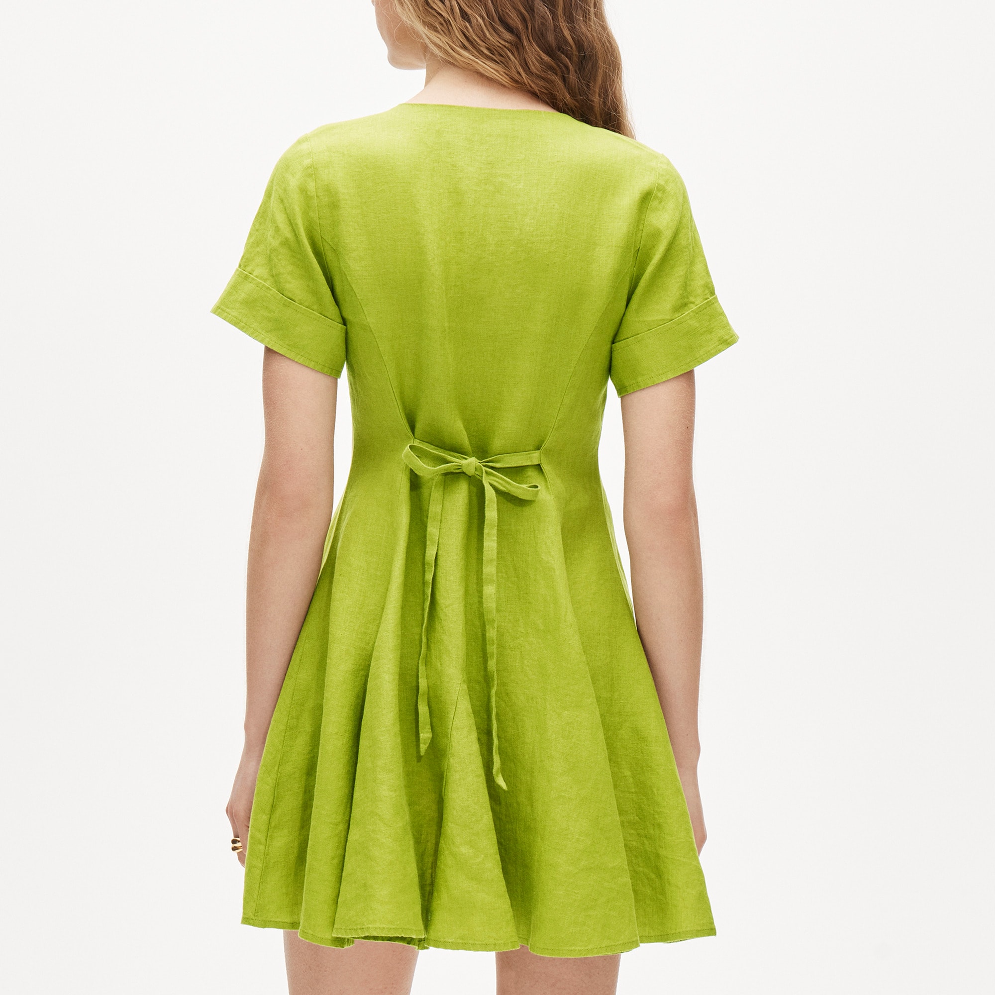 slim fit dress slacks J. Crew Green Silk Cocktail Dress Size 6