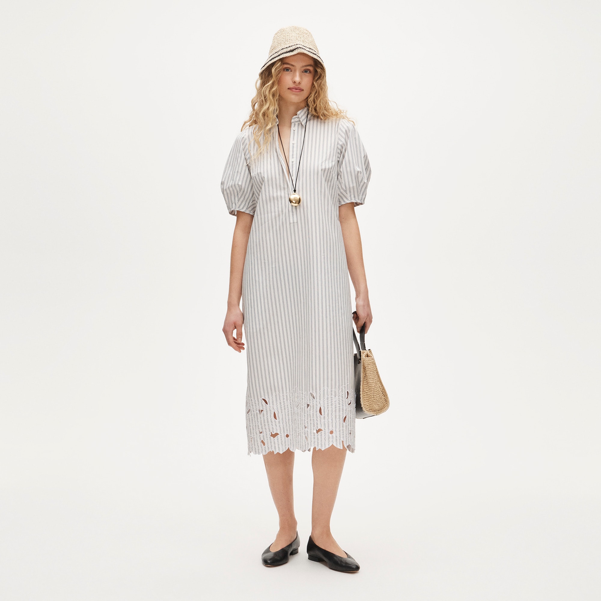 embroidered shirt dress Embroidered Shirt Dress XS main image 0