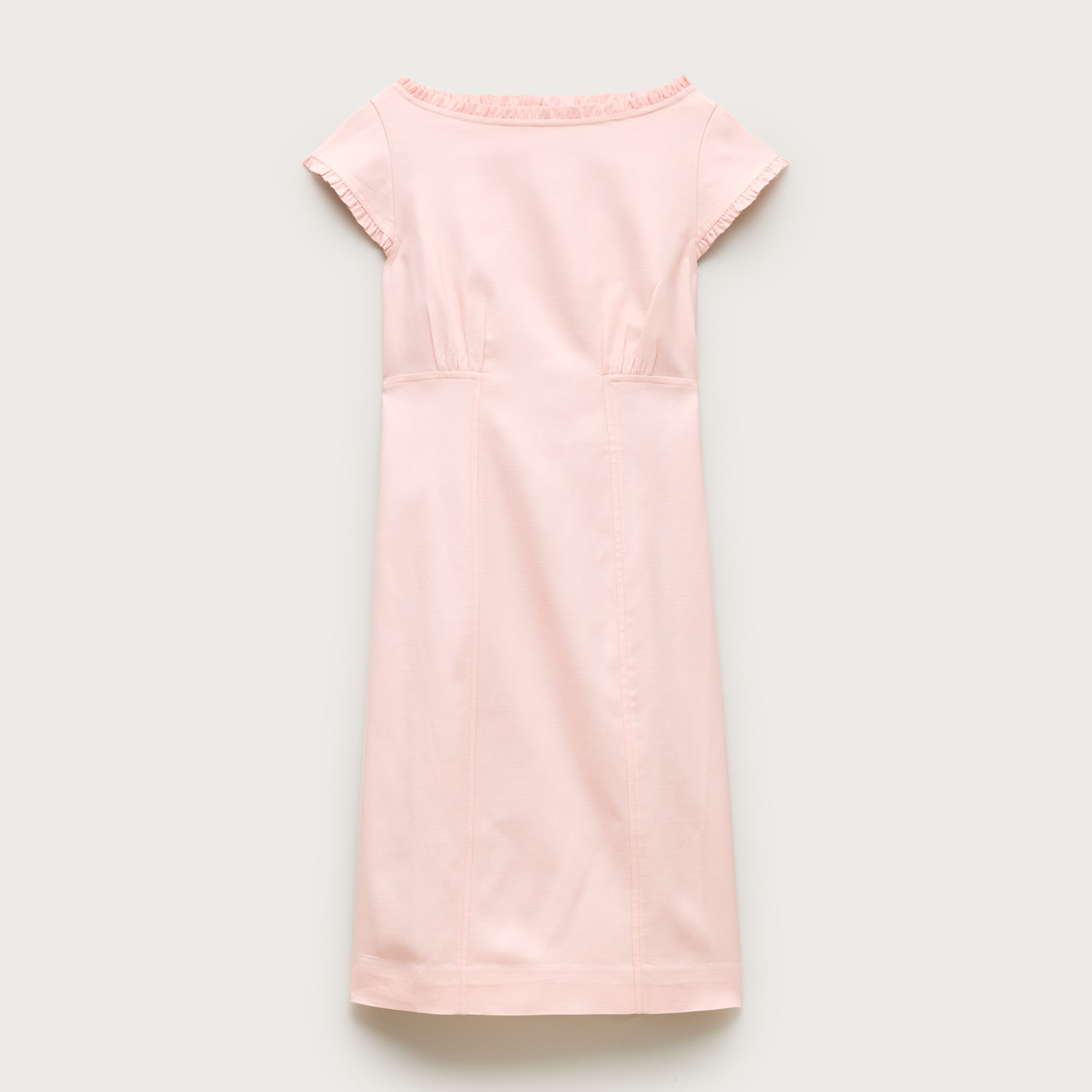 Ruffle-trim dress in Gramercy linen blend from J.Crew - $228