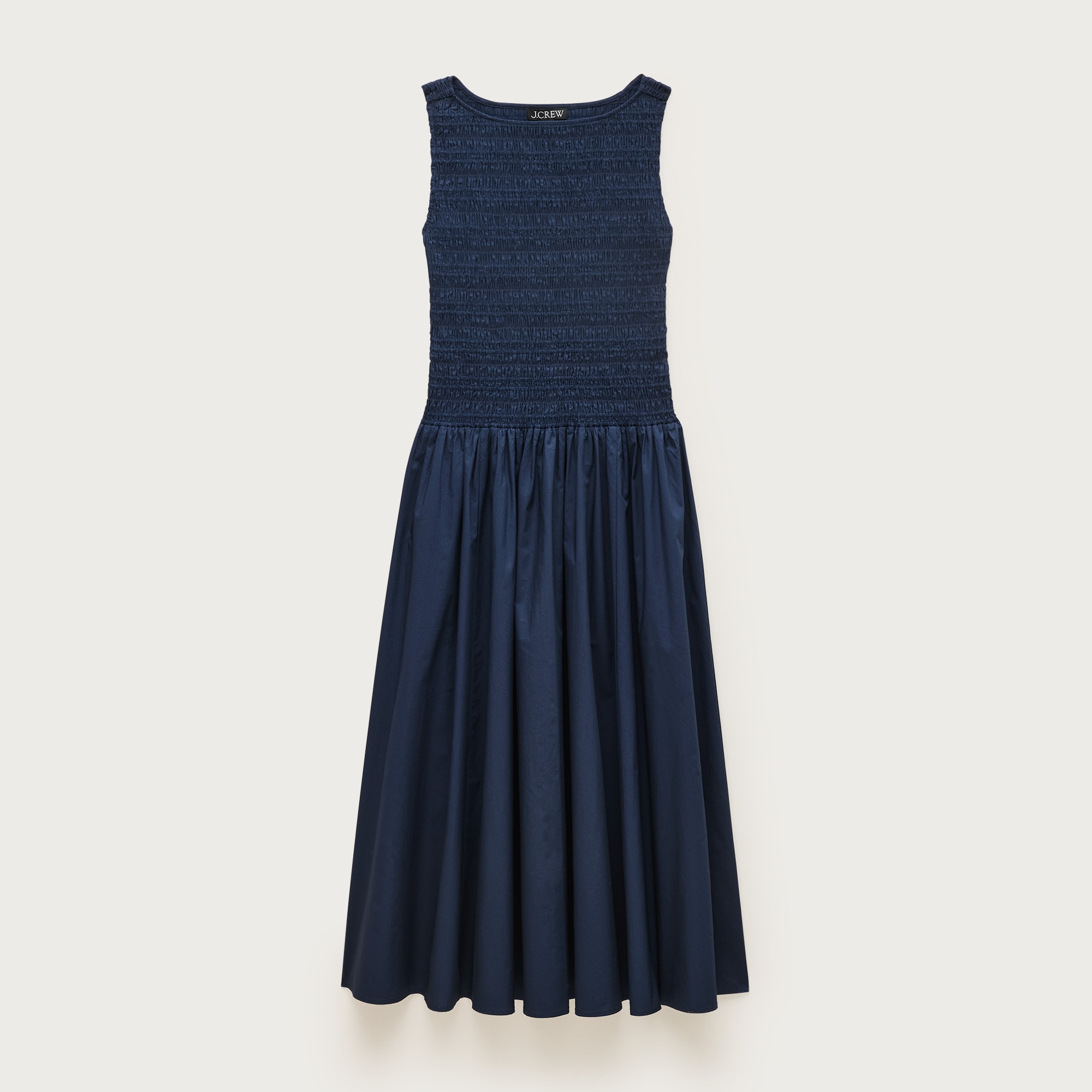 Lina Smocked Midi Dress For Women | J.Crew