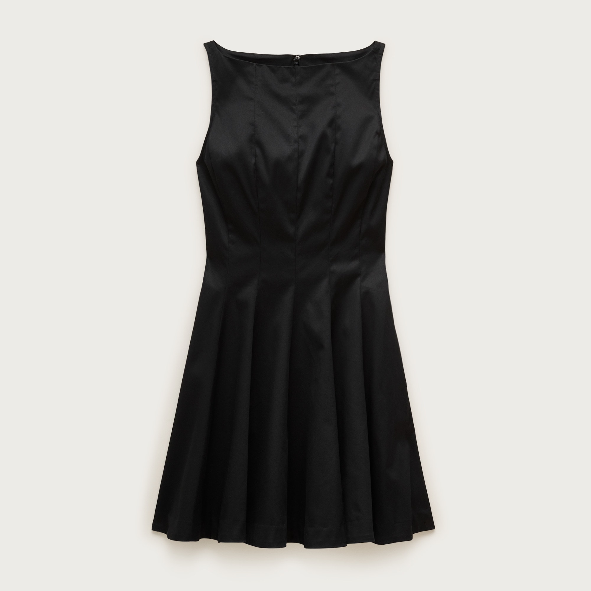 Pleated Contrast-stitch Side-tie Mini Dress In Linen Blend For Women |  J.Crew