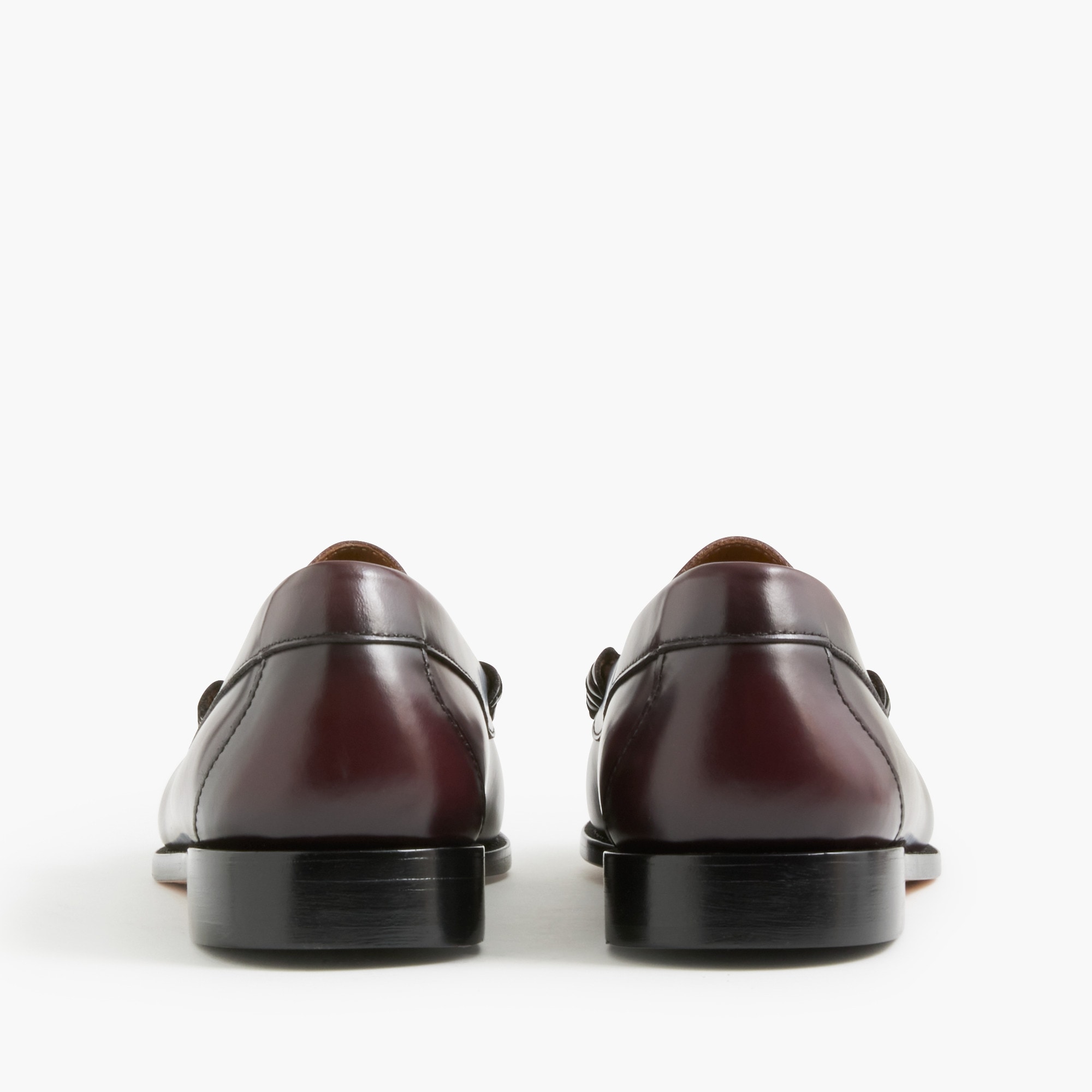 J. Crew Factory Classic Penny Loafers - Burnished Brown Woven Penny Loafers For Women | Factory main image 3