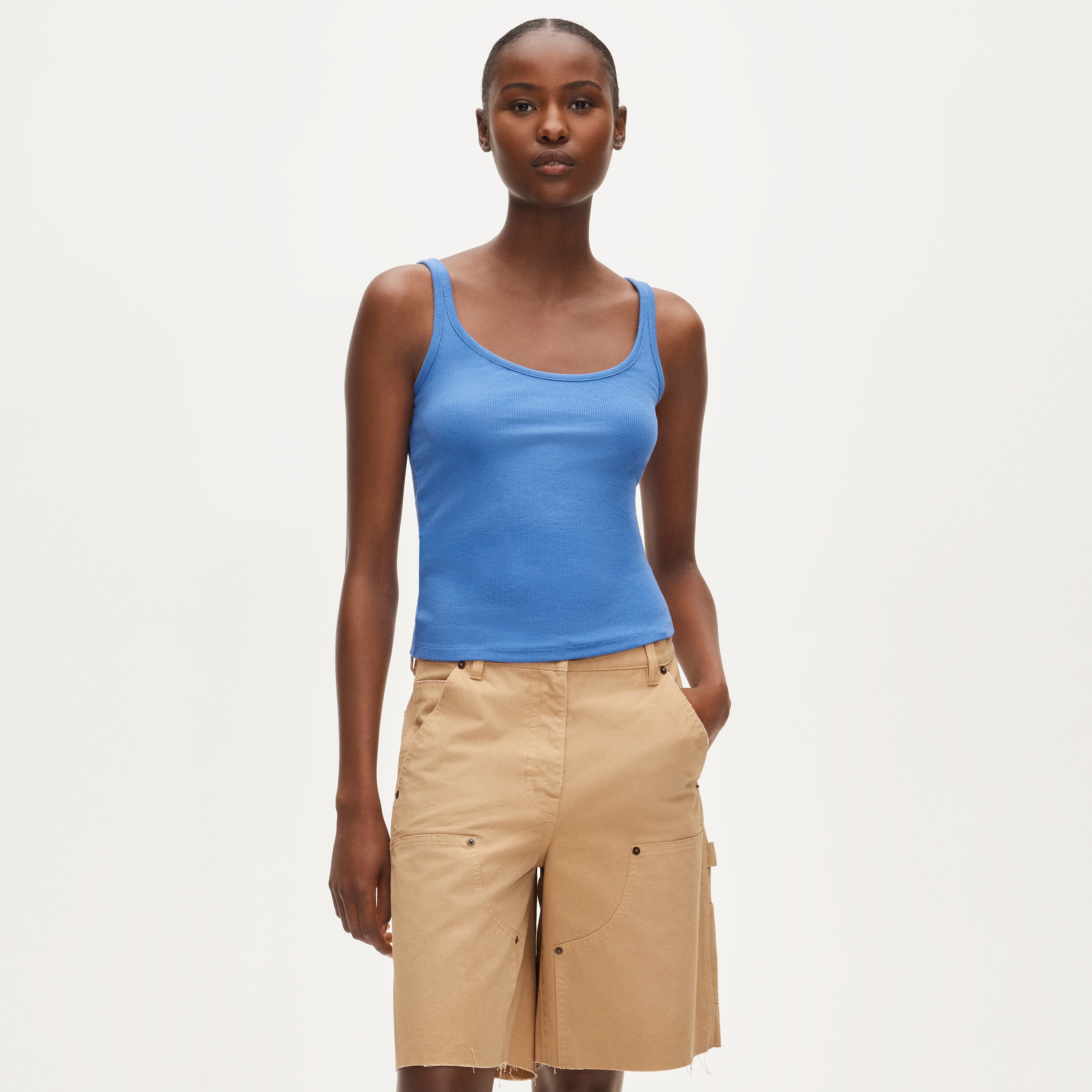 Perfect Rib Scoopneck Tank Top For Women | J.Crew