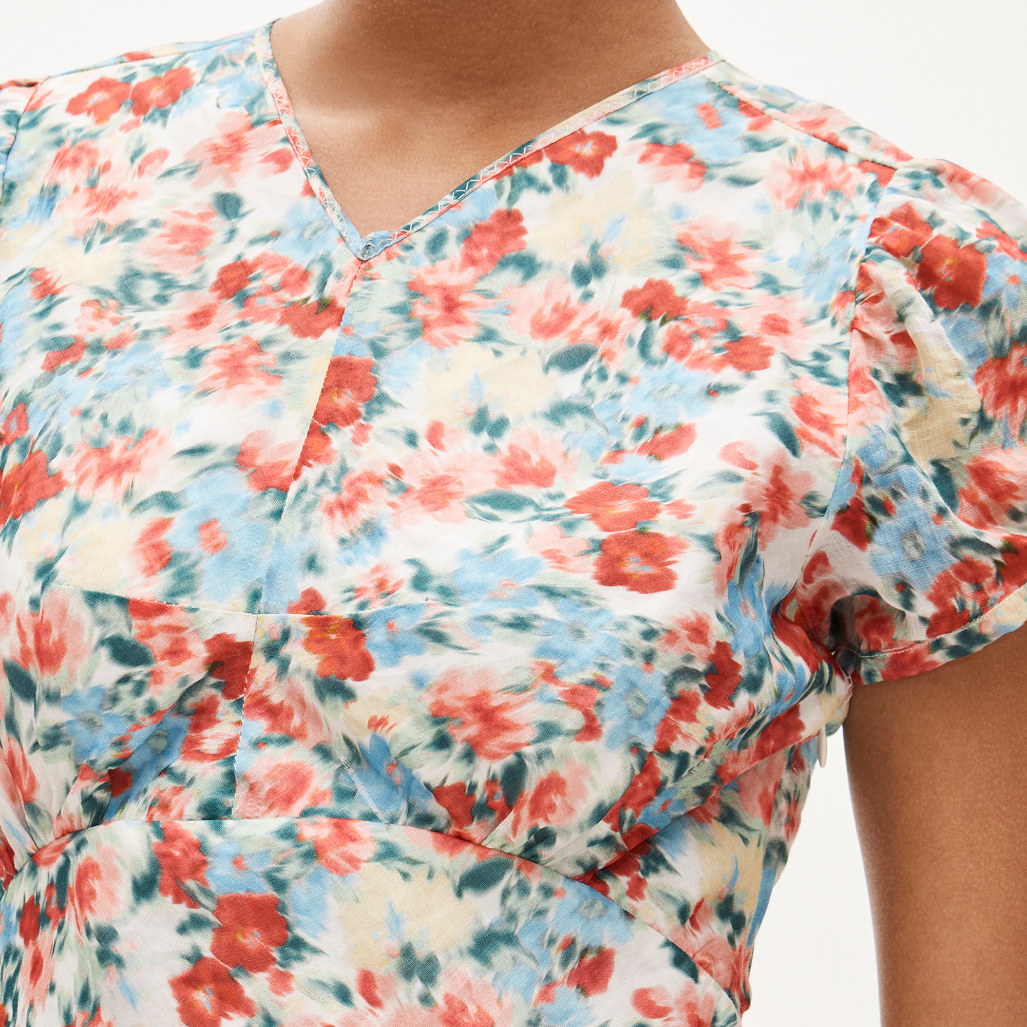 Ruffle-hem midi dress - image 3